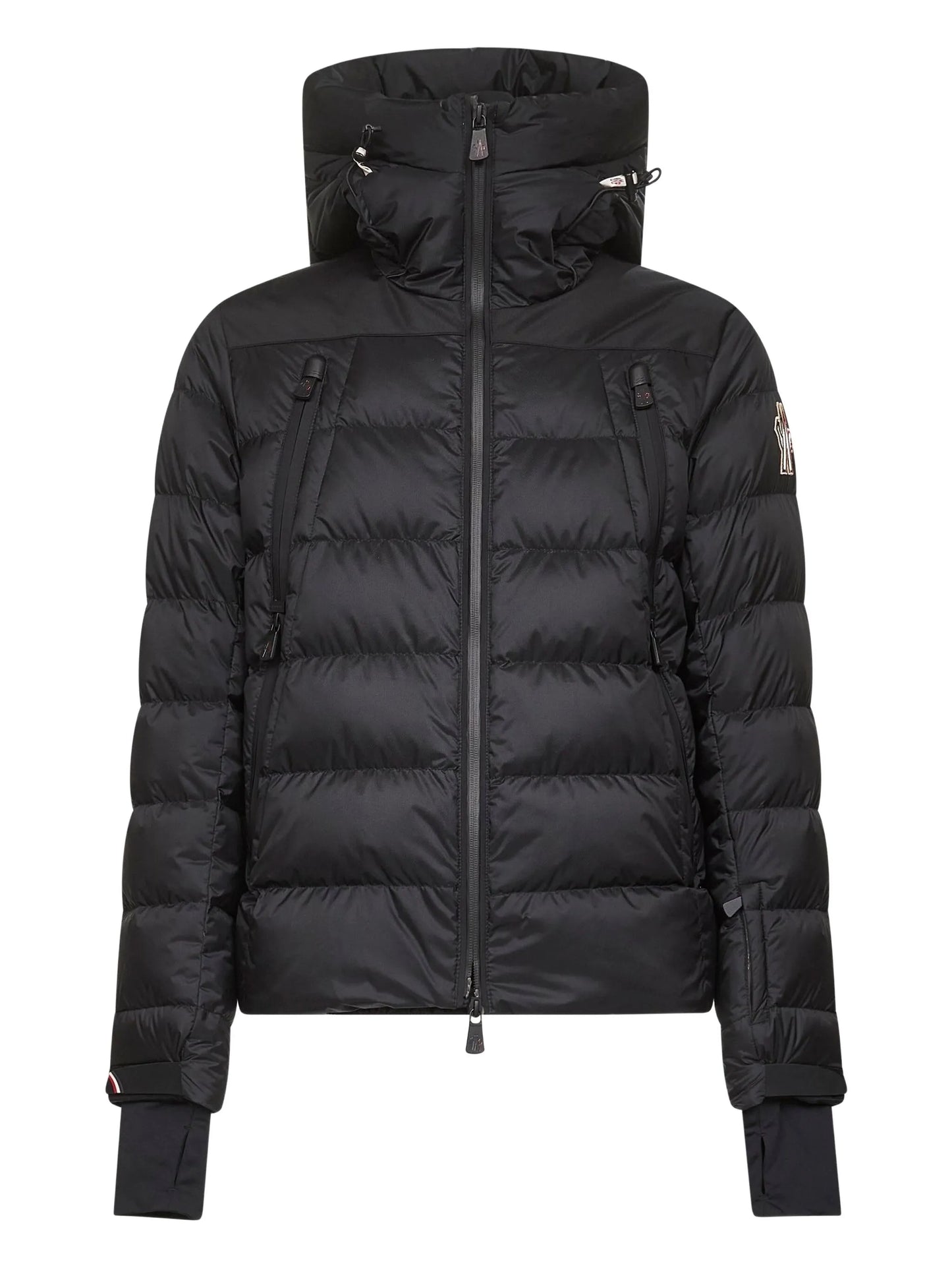 quilted hooded jacket