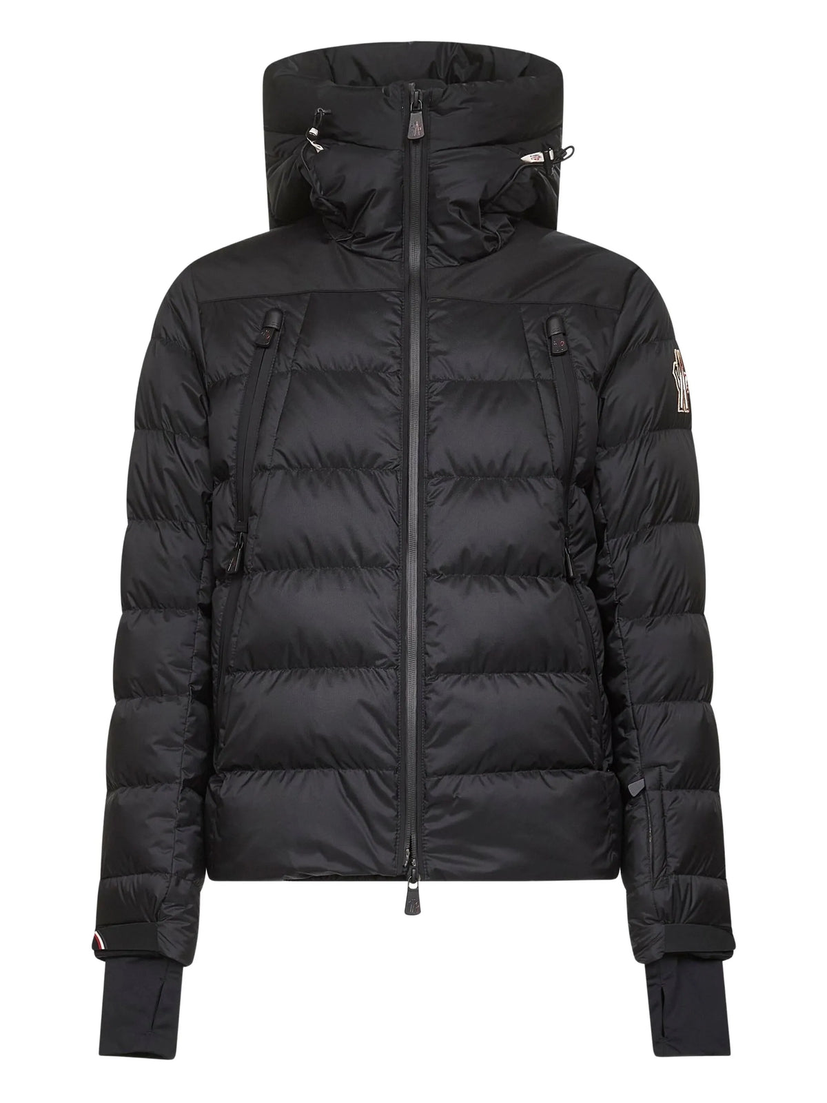 quilted hooded jacket