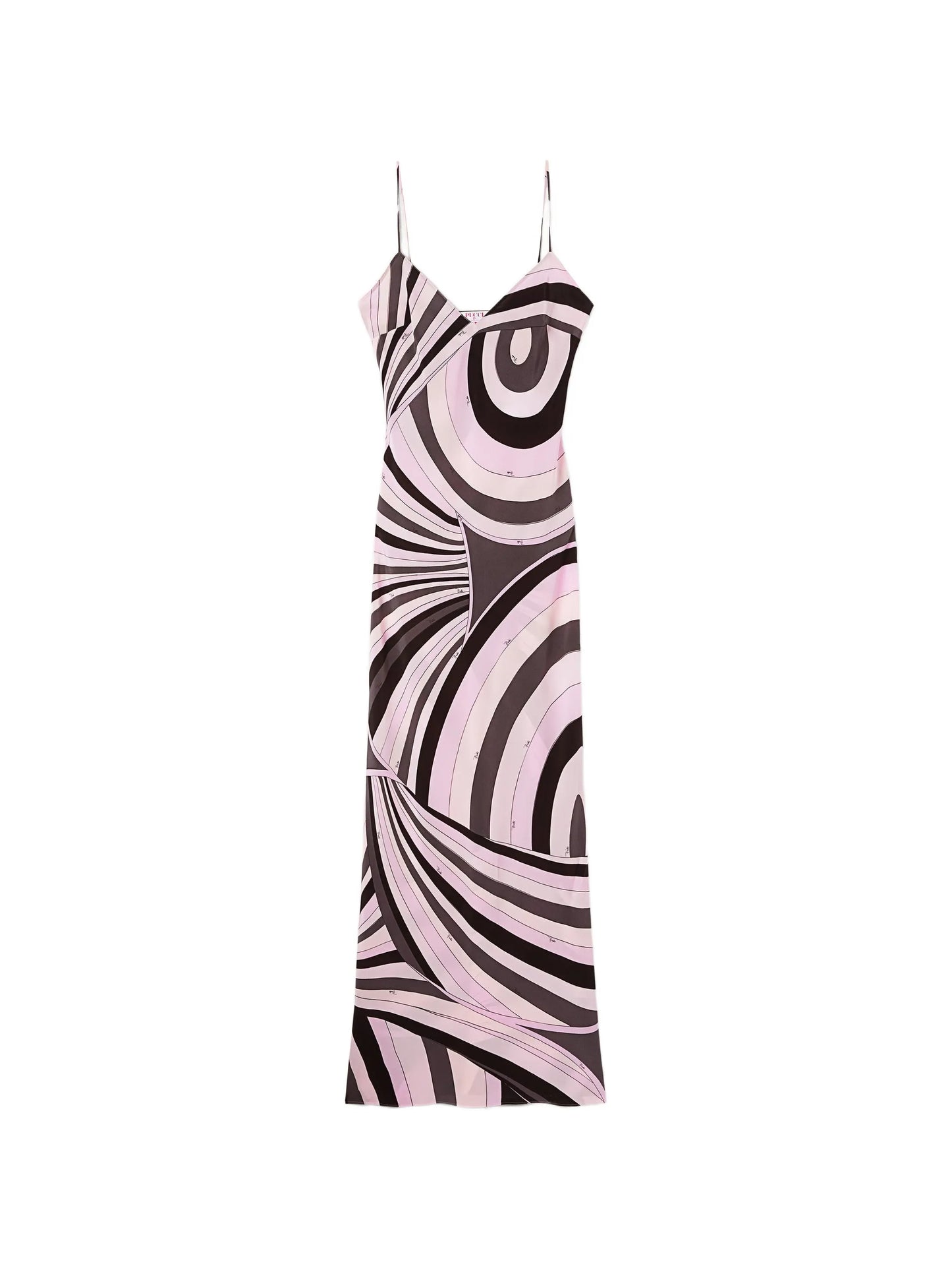 Iride-print maxi dress