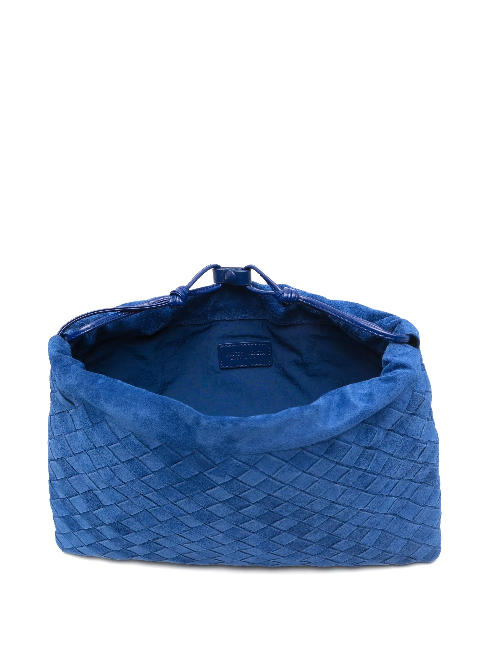 intrecciato pouch tote bag