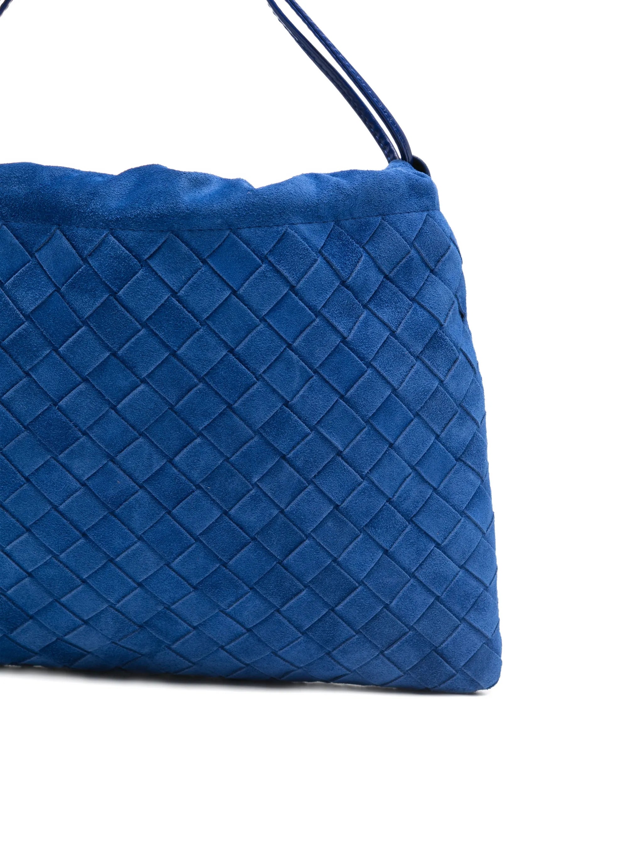 intrecciato pouch tote bag