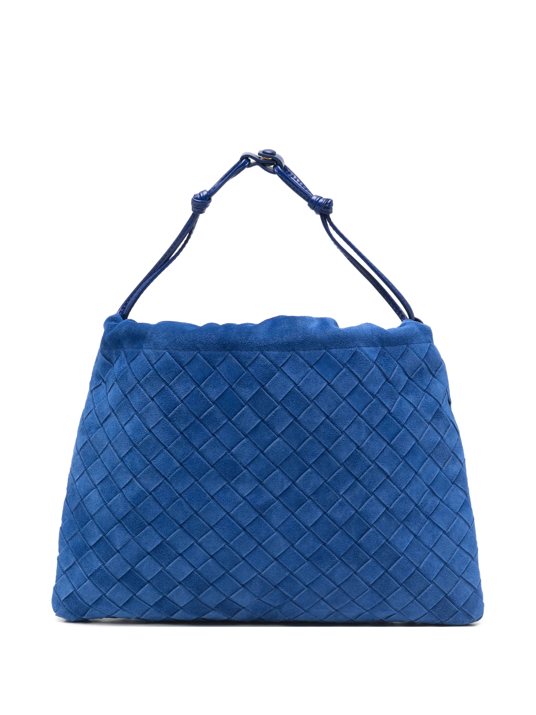 intrecciato pouch tote bag