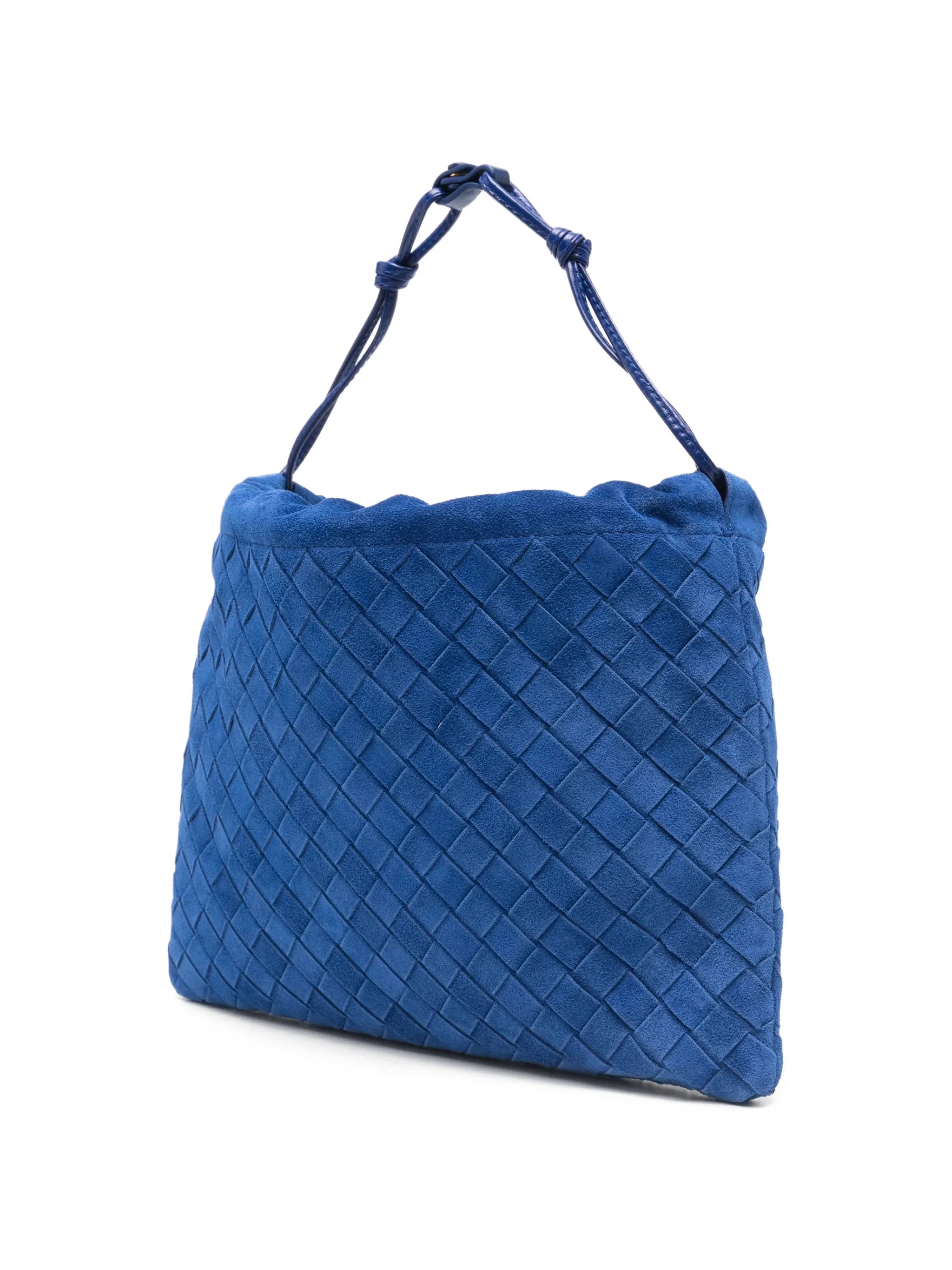 intrecciato pouch tote bag