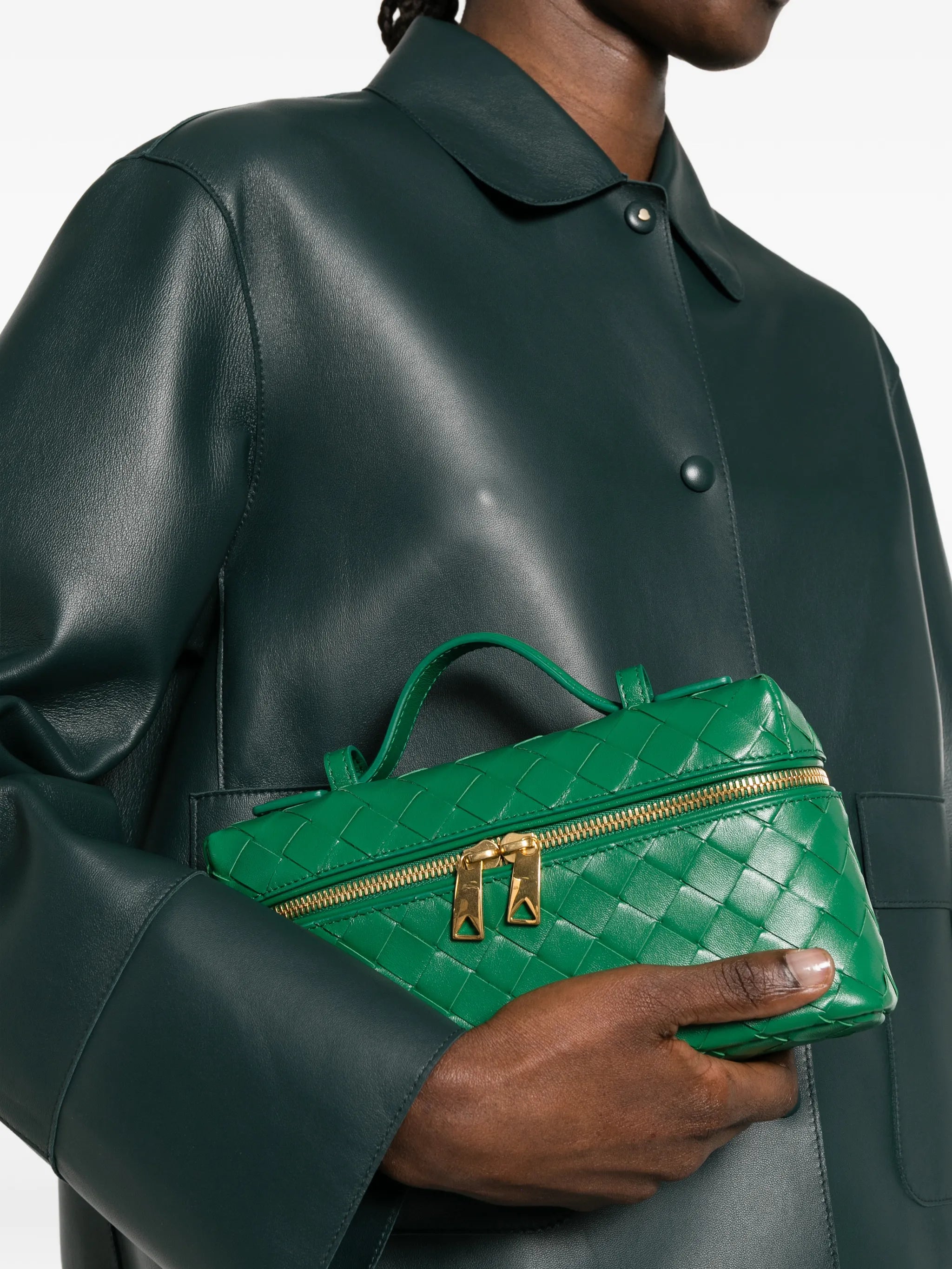 Bang Bang intrecciato vanity crossbody bag