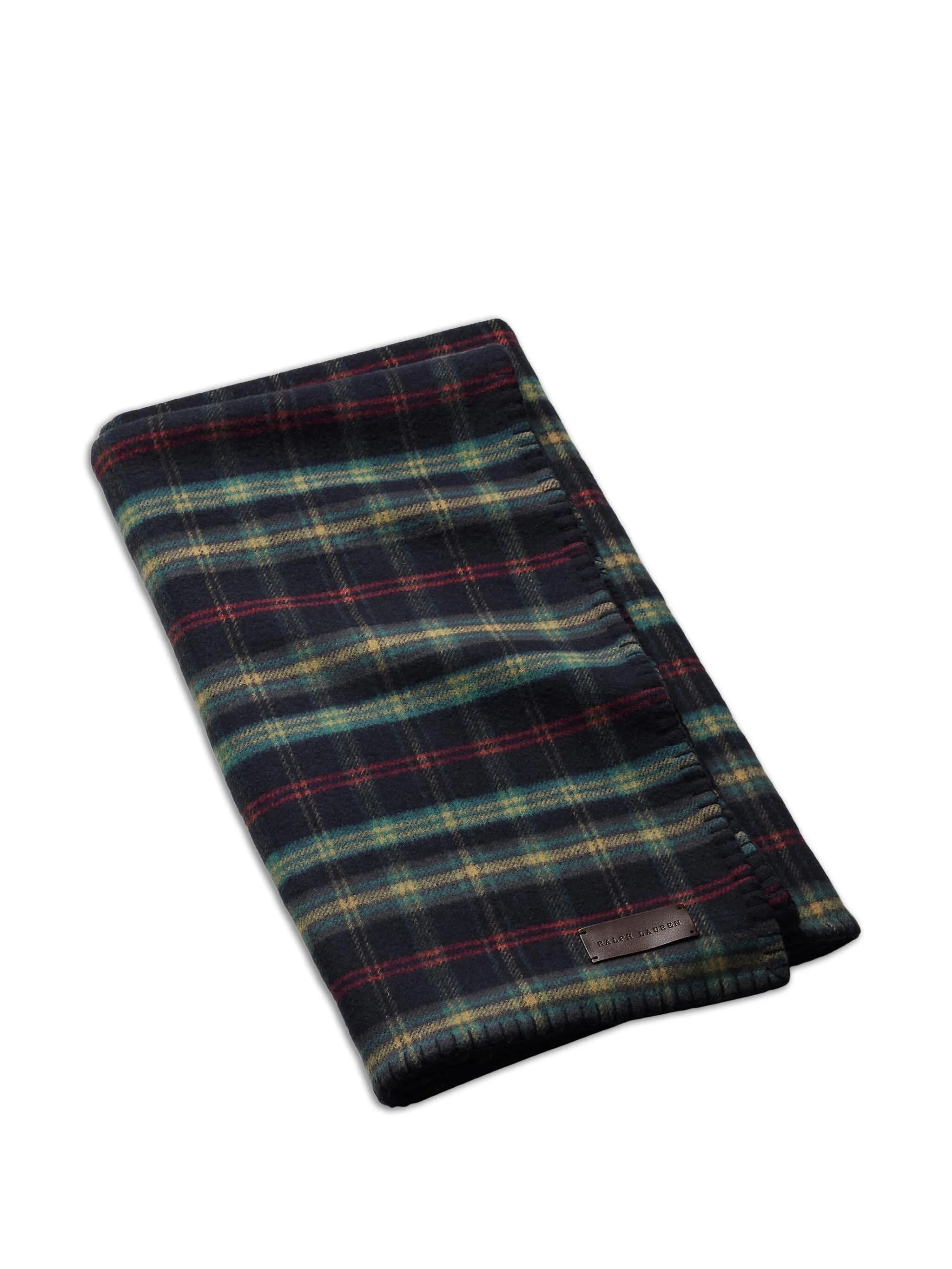 Georgia plaid throw blanket 