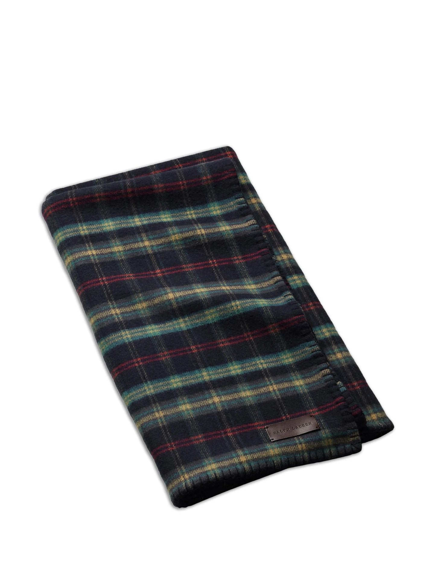 Georgia plaid throw blanket 