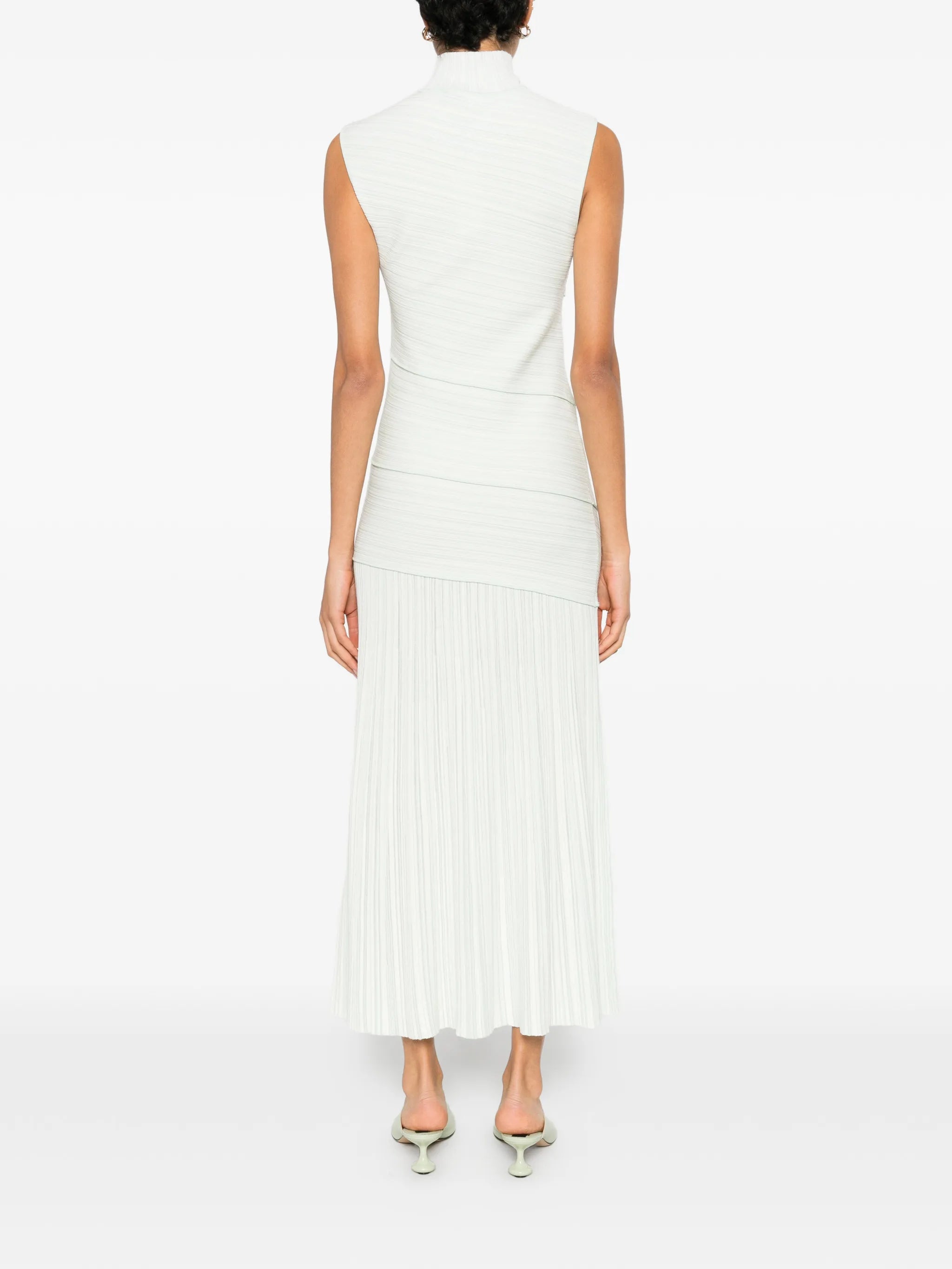 Federica pleated maxi dress