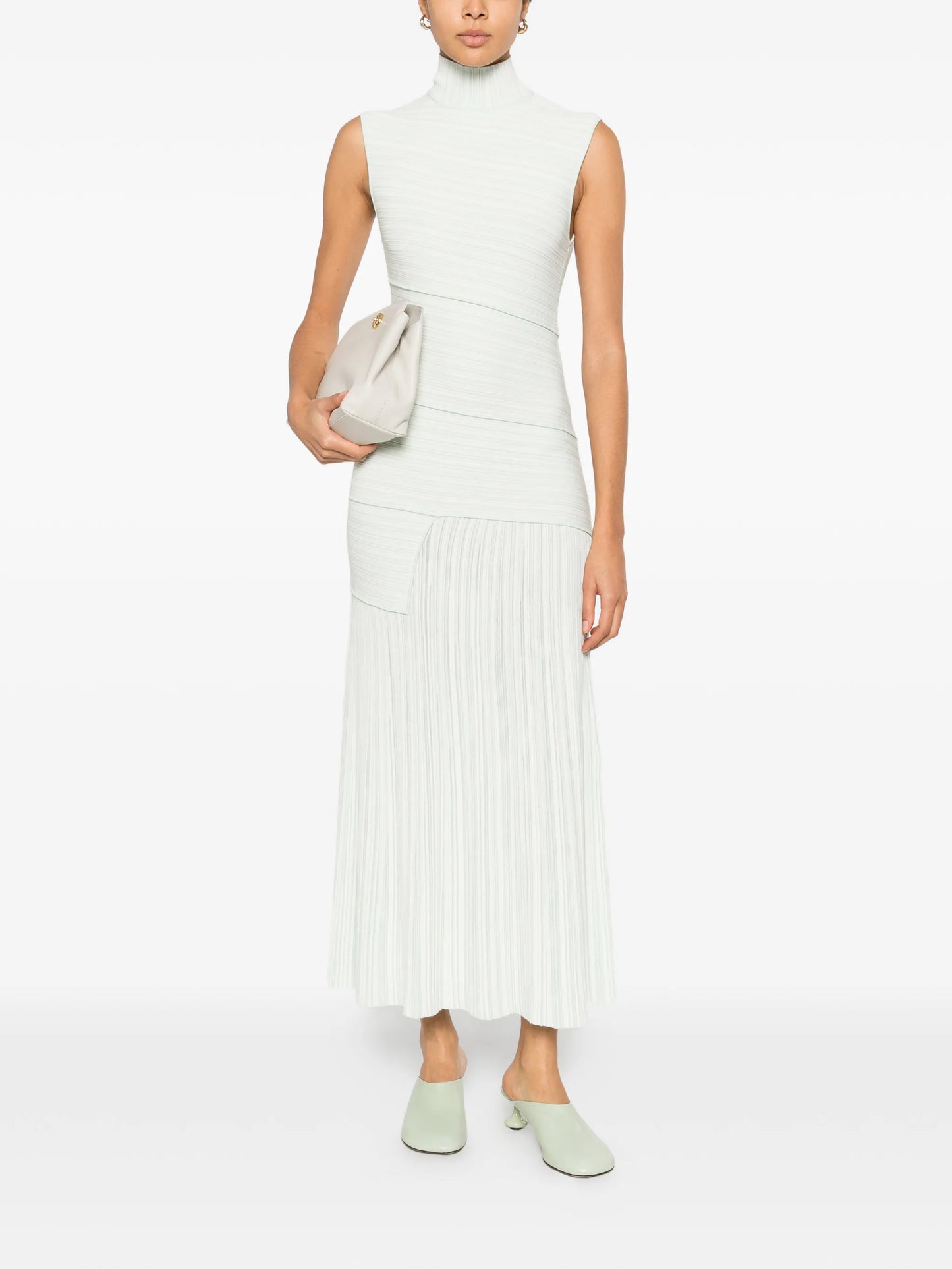 Federica pleated maxi dress