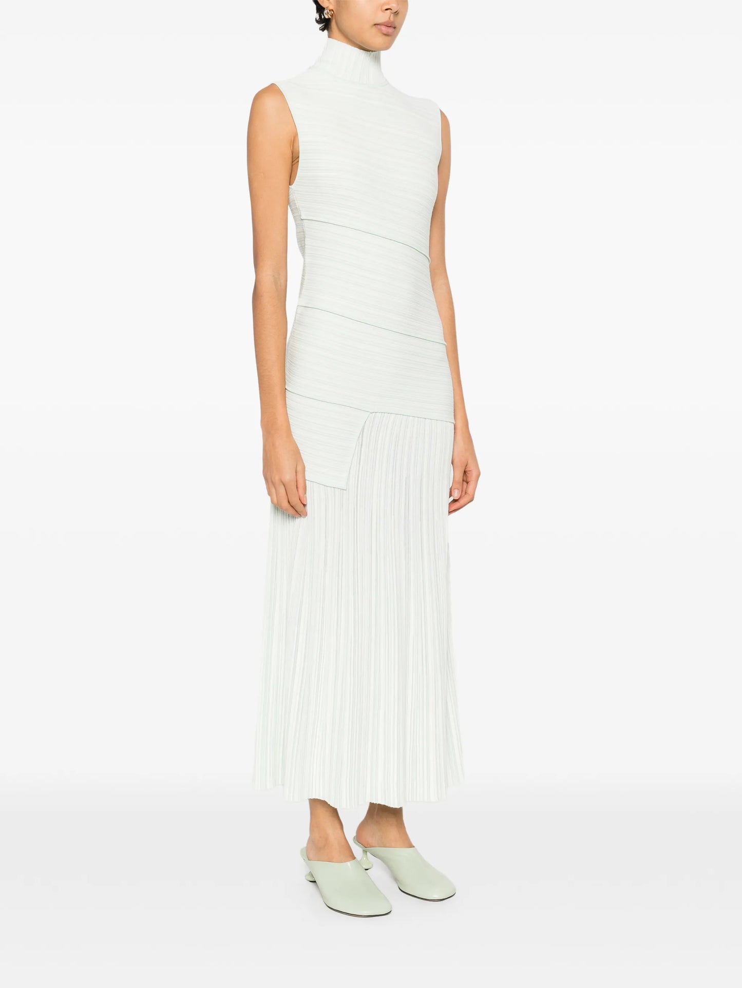 Federica pleated maxi dress