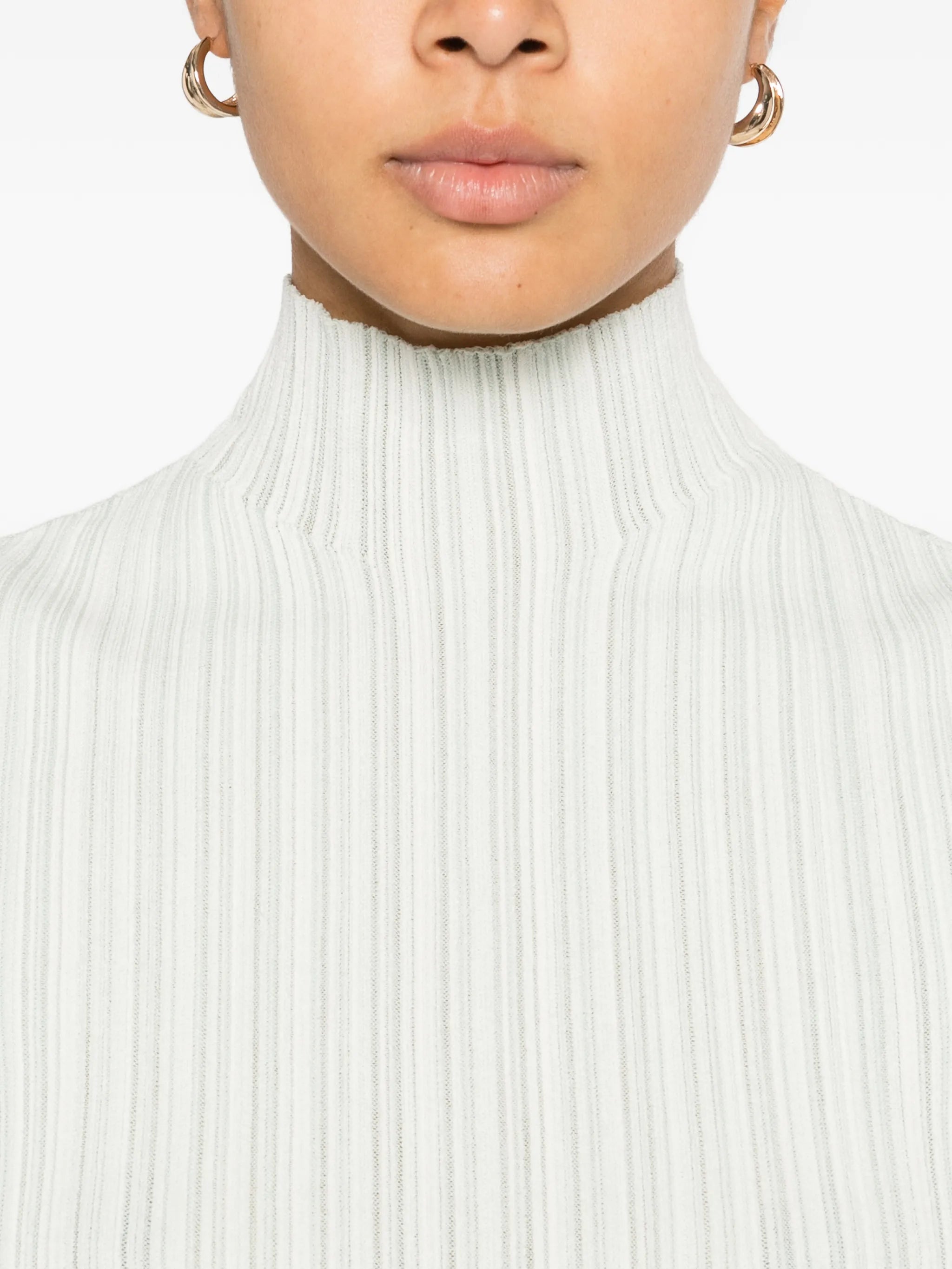 roll-neck top