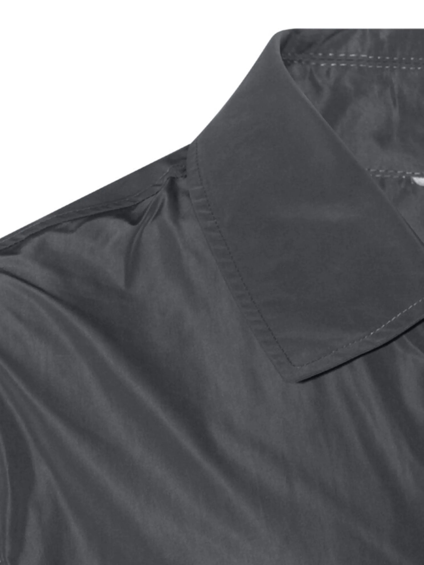 logo-print single-breasted coat