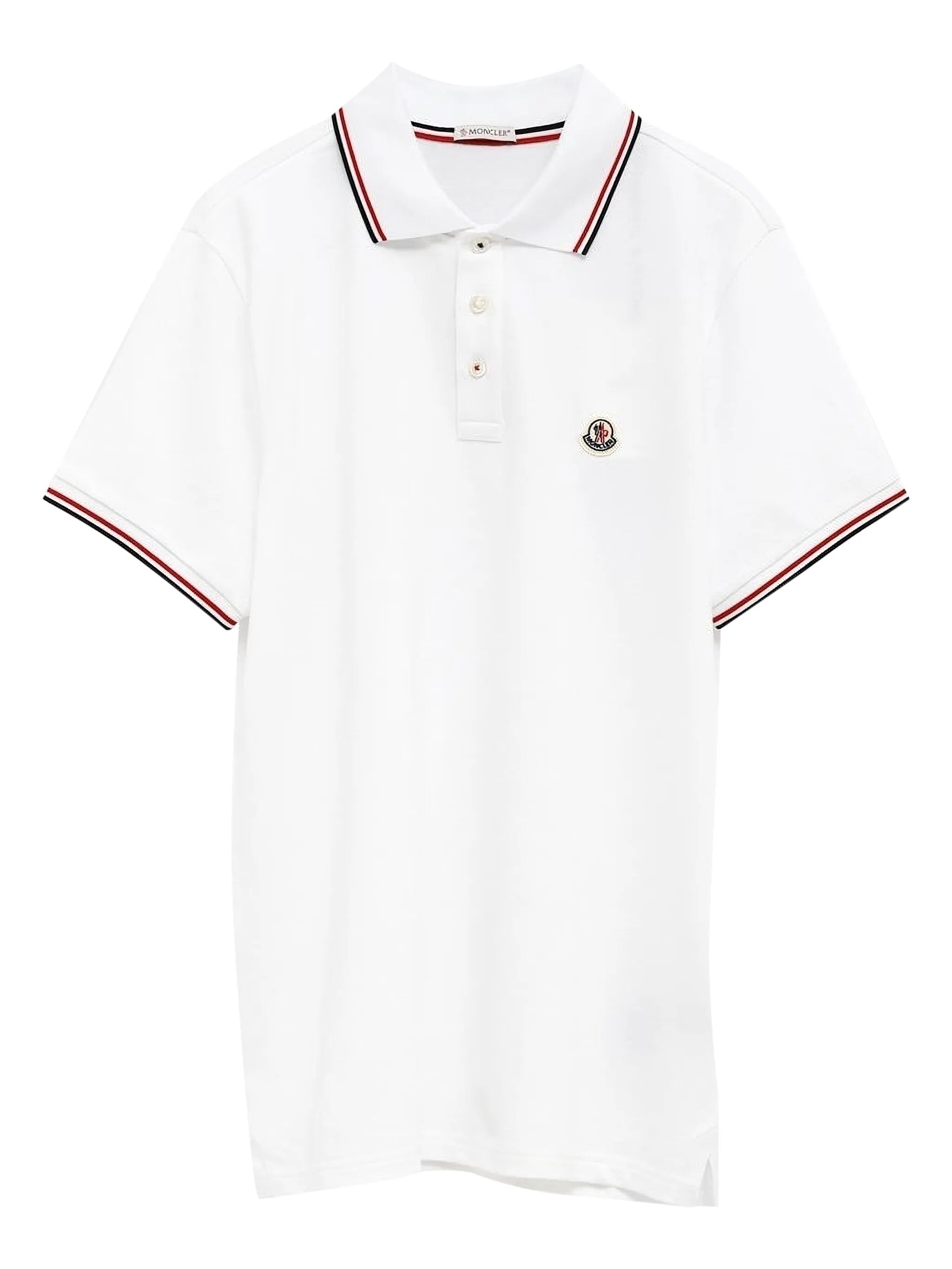 logo-patch polo shirt