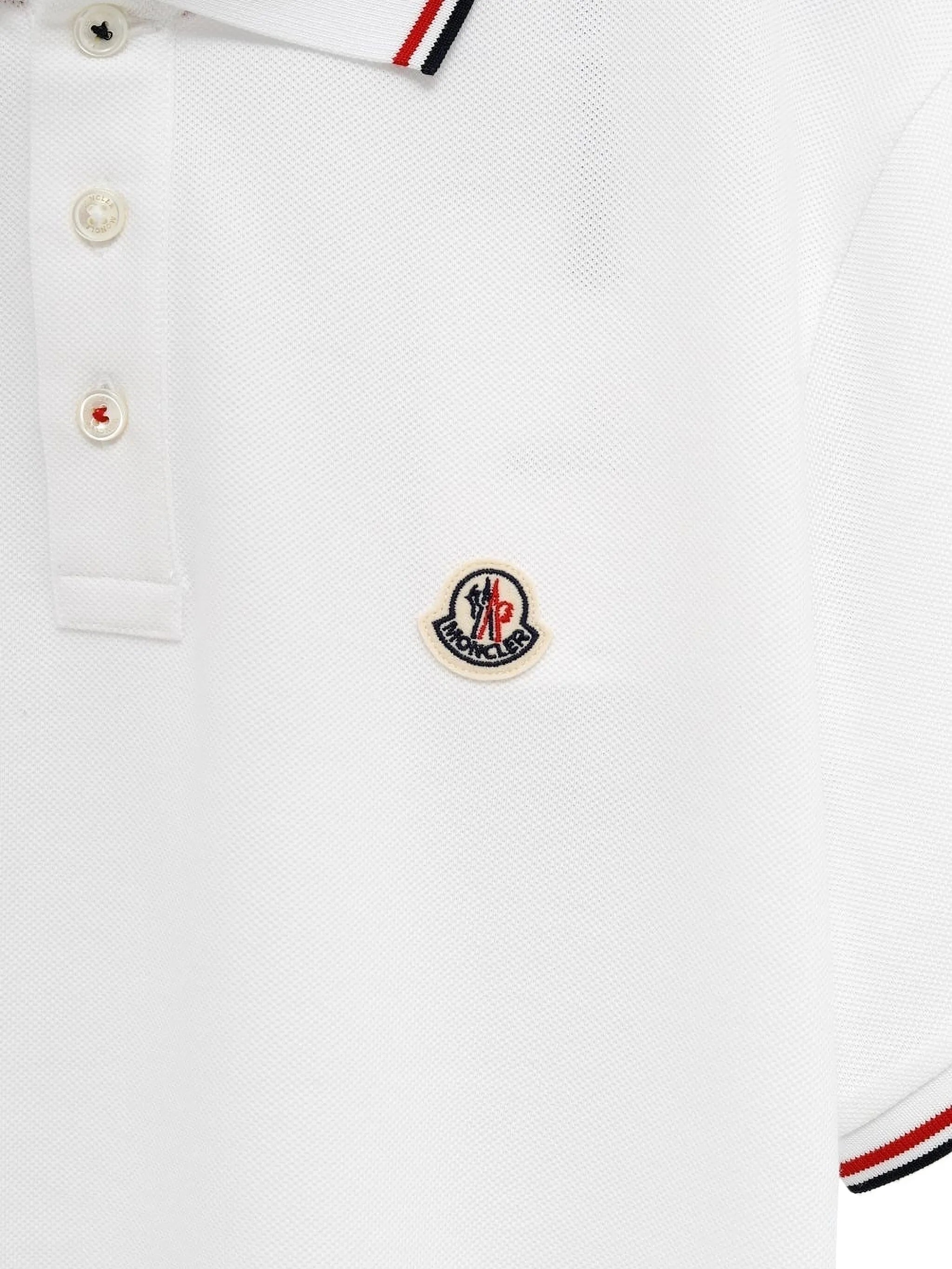 logo-patch polo shirt