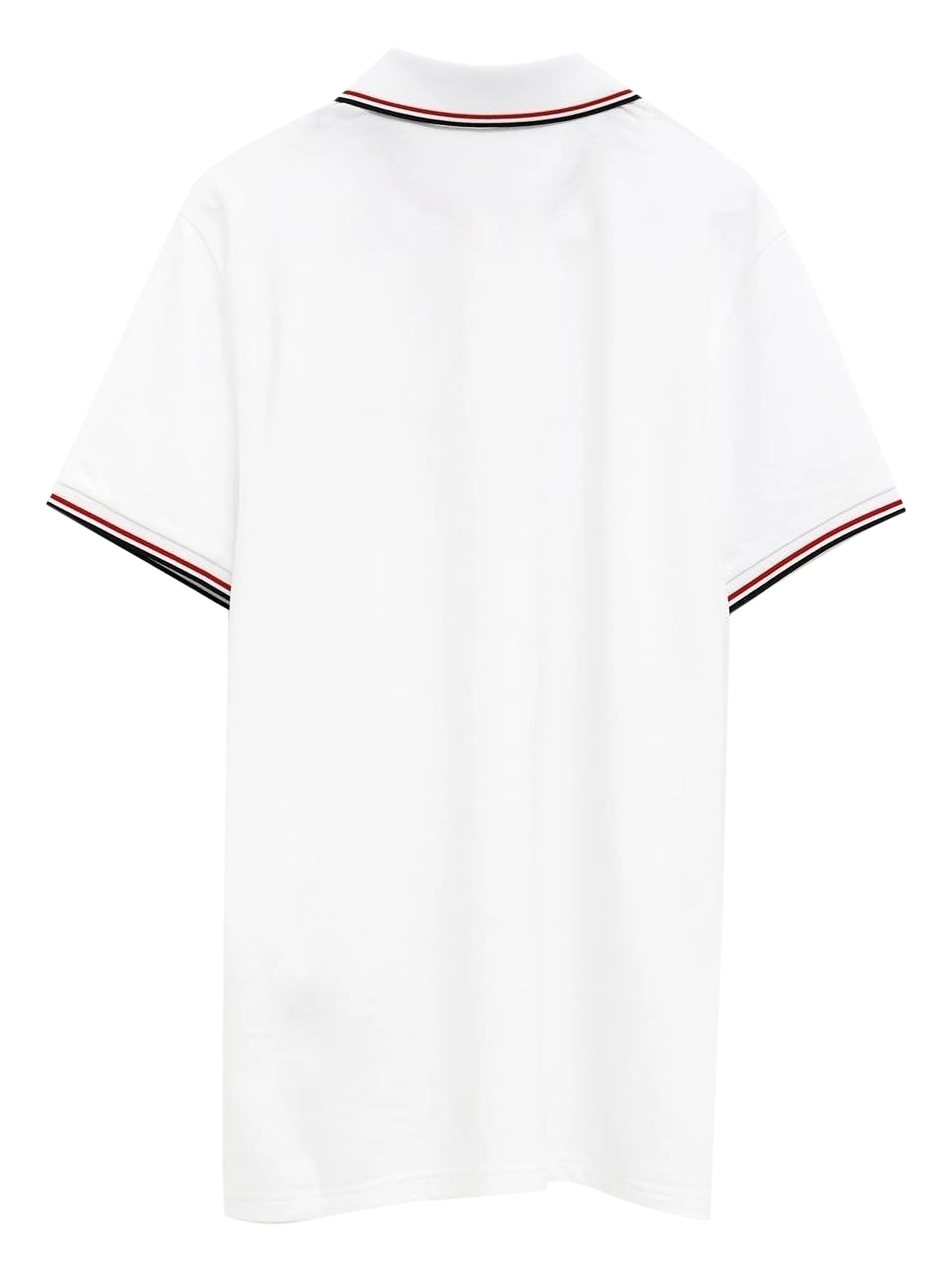 logo-patch polo shirt