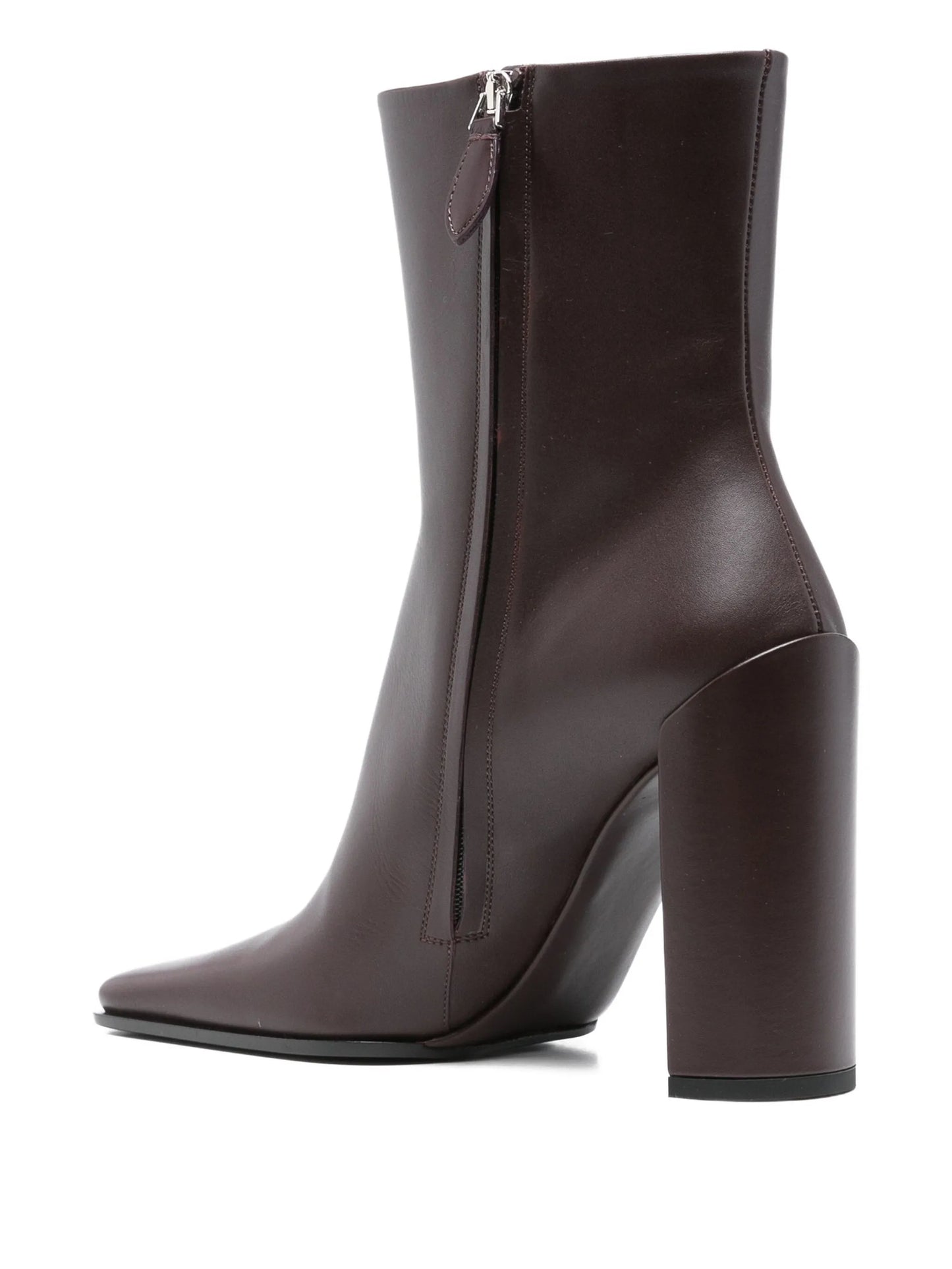 90mm square-toe ankle boots