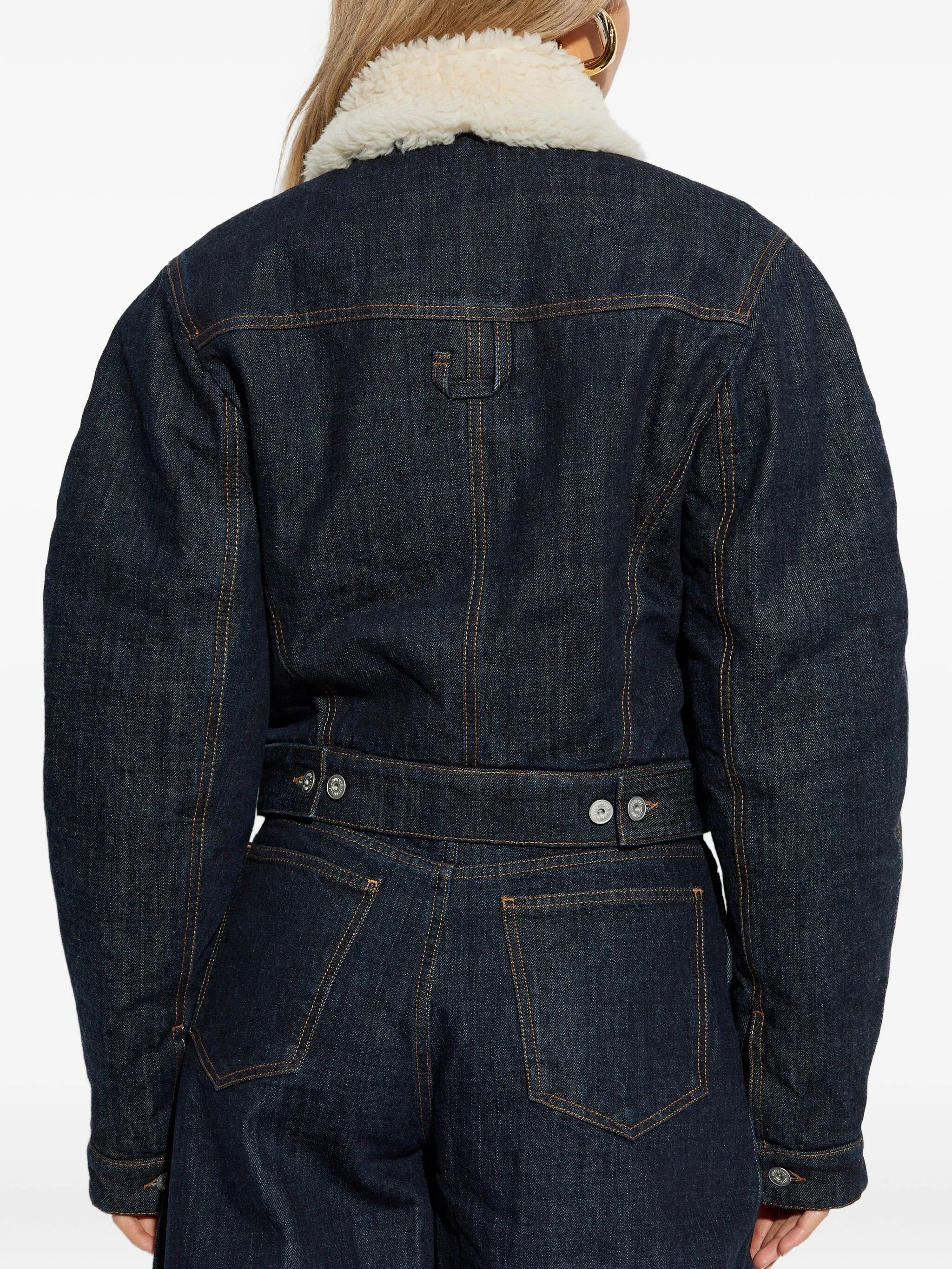 Ovalo de Nîmes denim bomber jacket