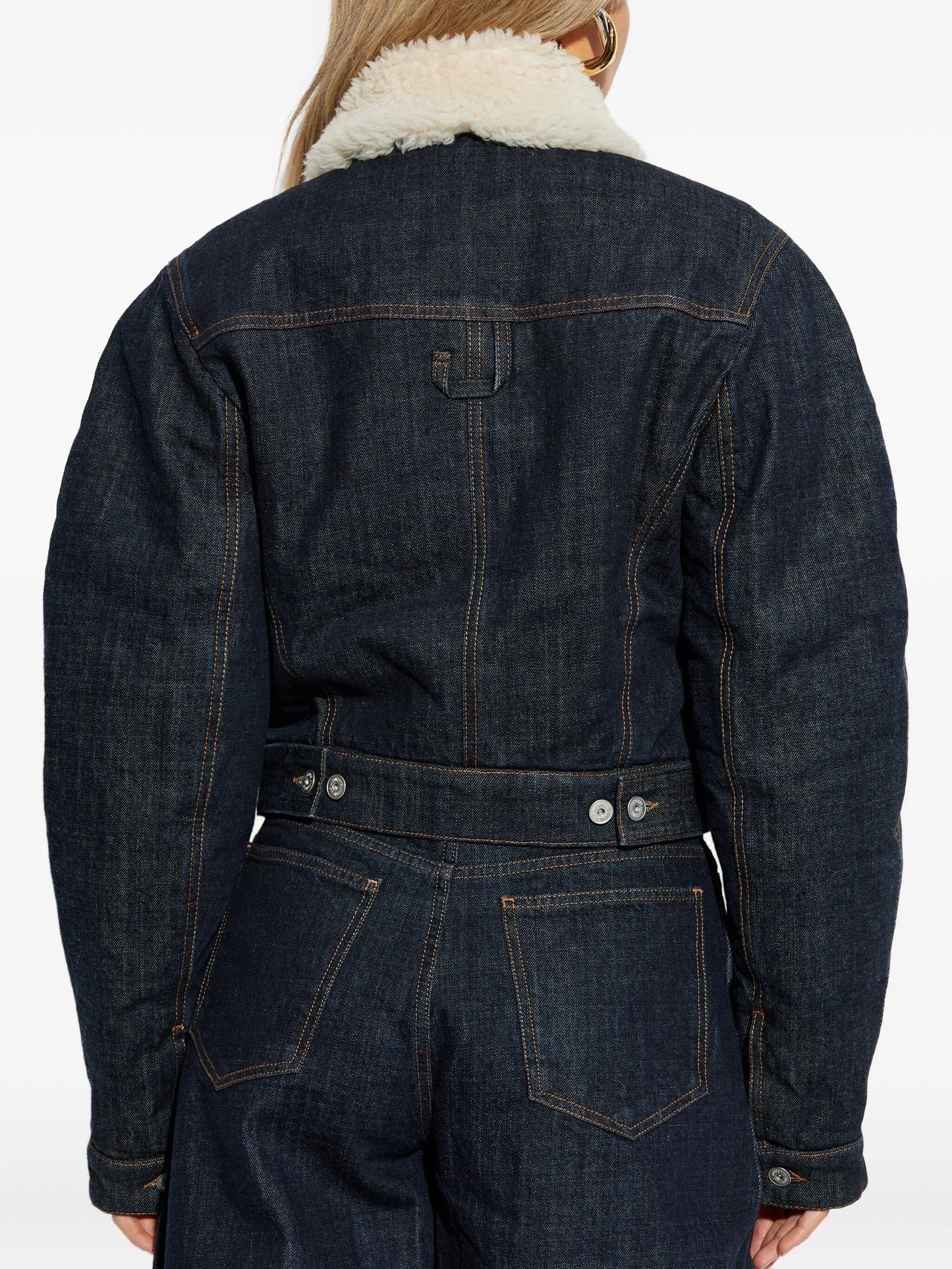 Ovalo de Nîmes denim bomber jacket