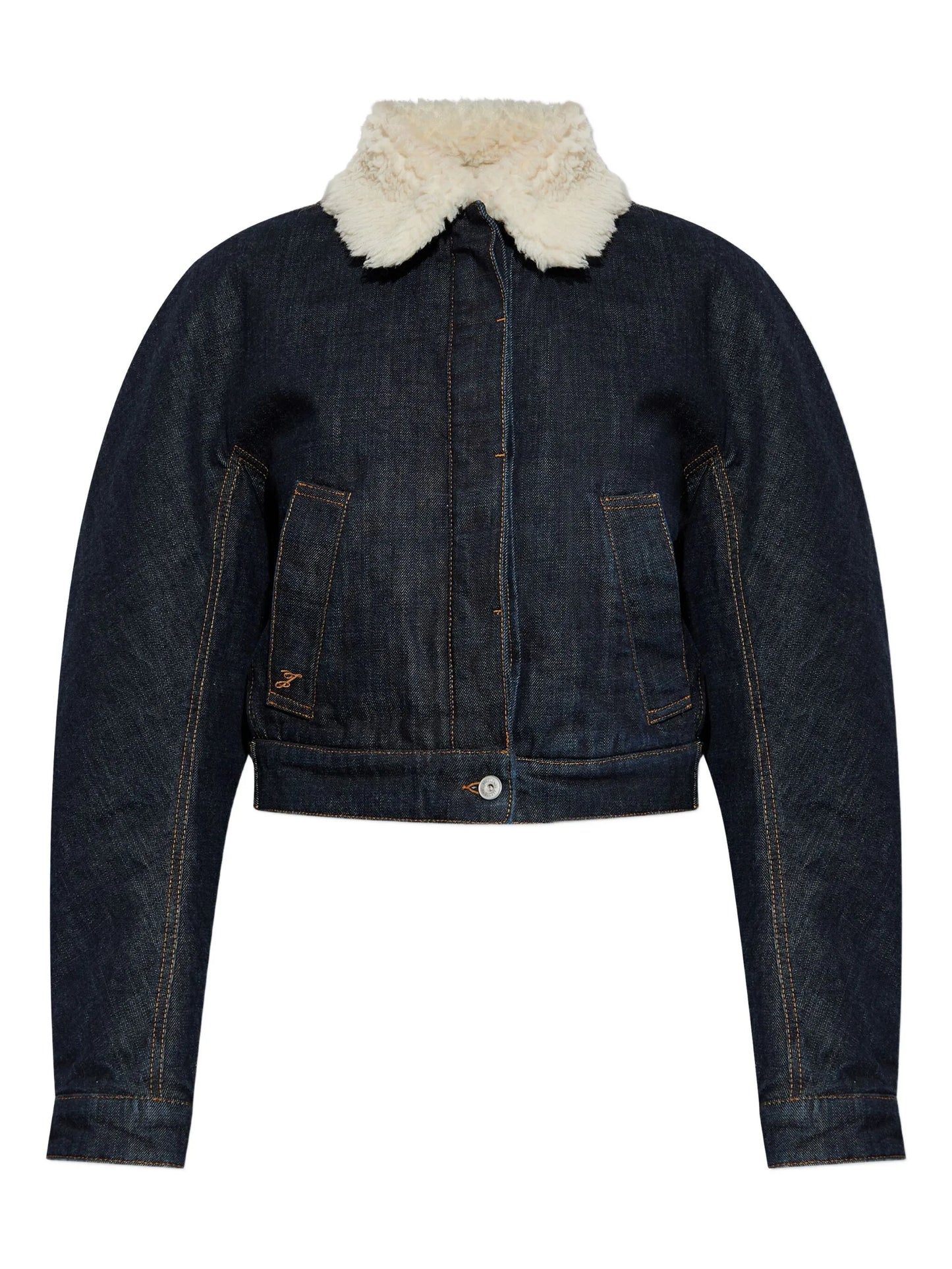 Ovalo de Nîmes denim bomber jacket