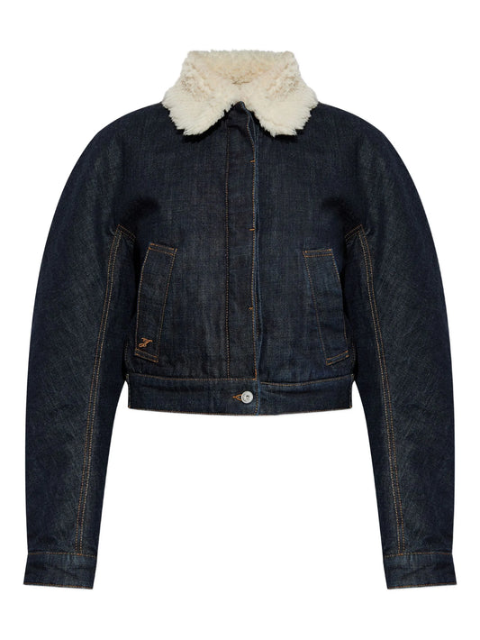 Ovalo de Nîmes denim bomber jacket