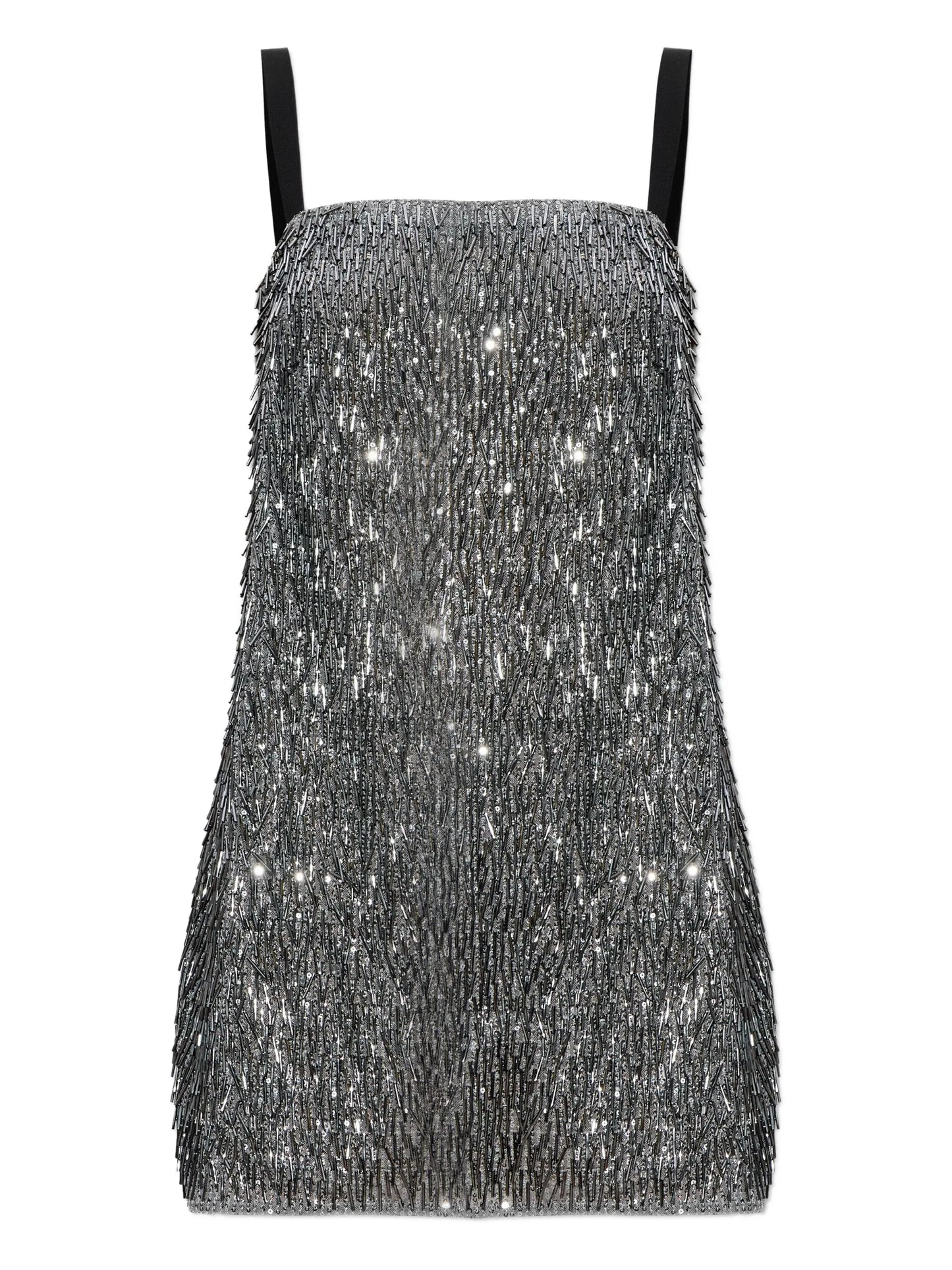 beaded strap dress