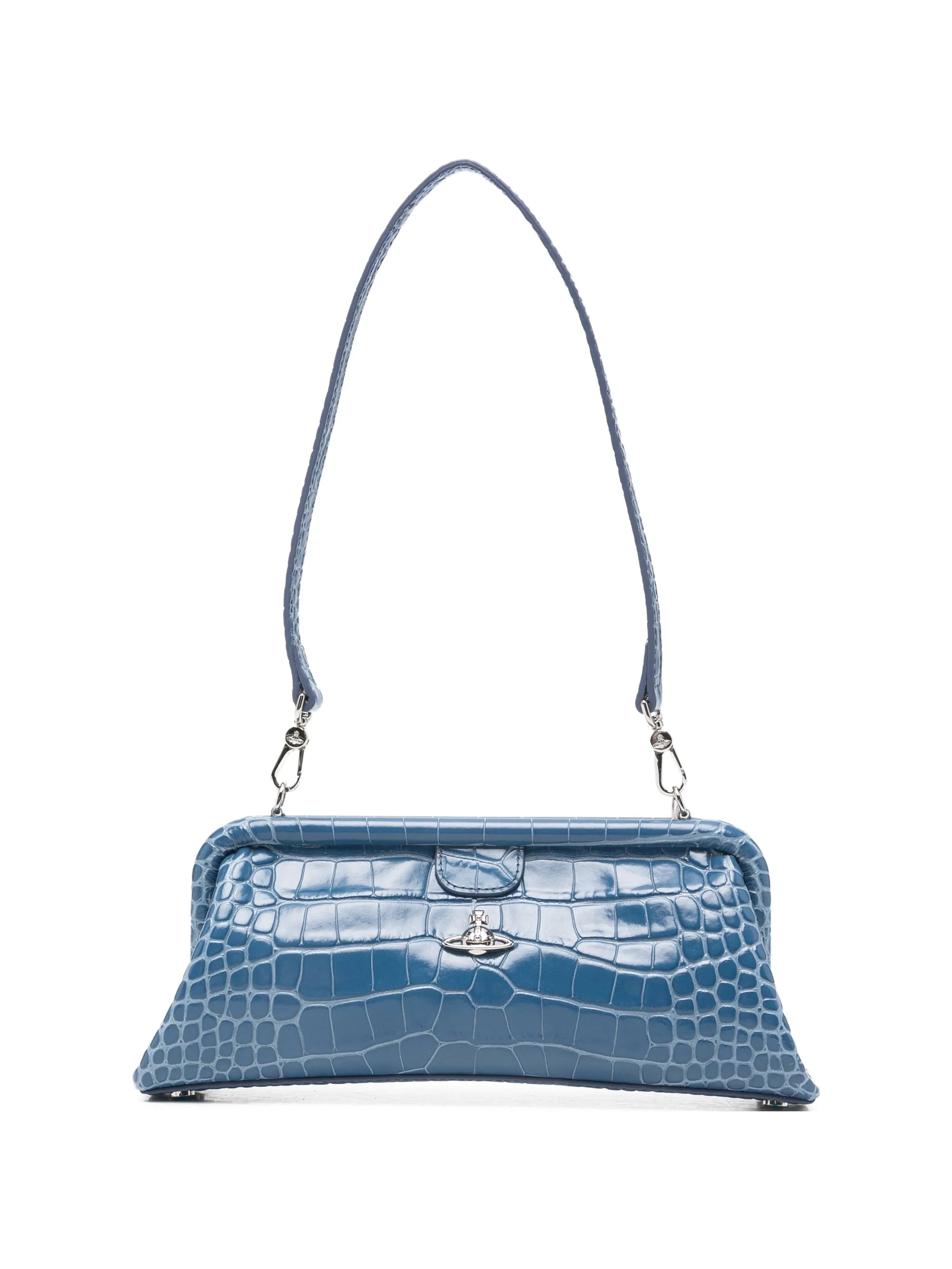 Jane croc-effect shoulder bag