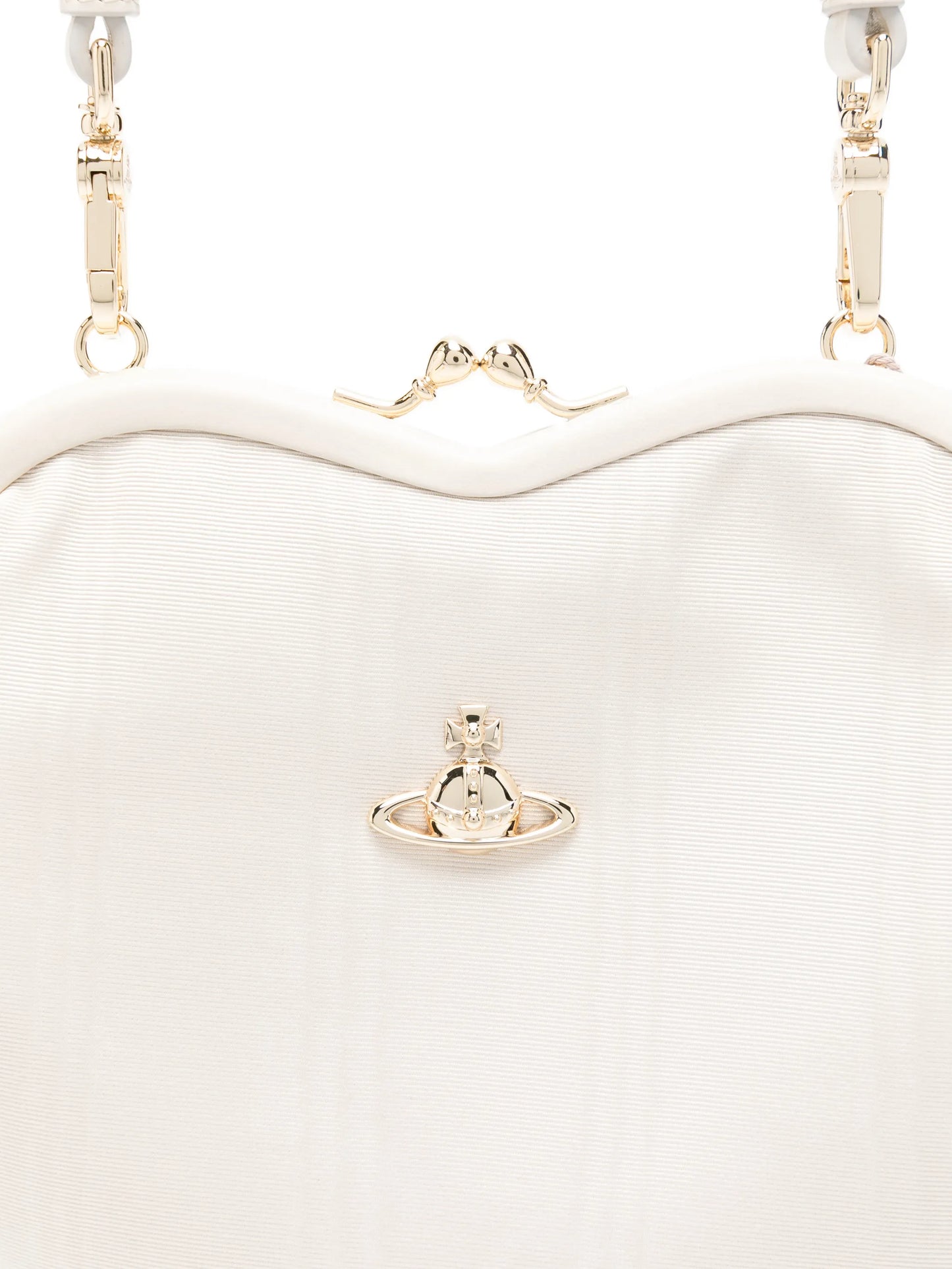 Belle heart-frame mini bag