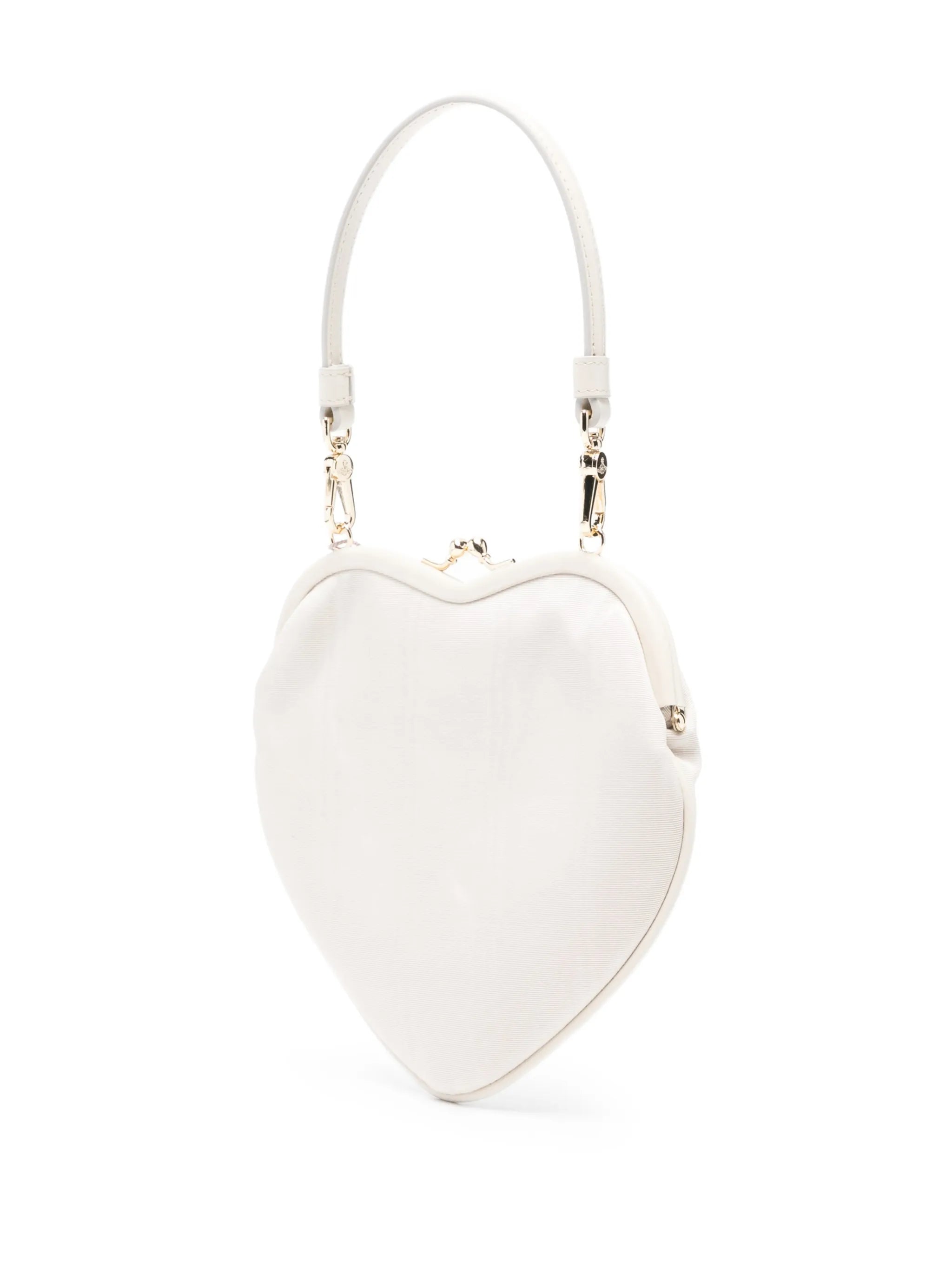 Belle heart-frame mini bag