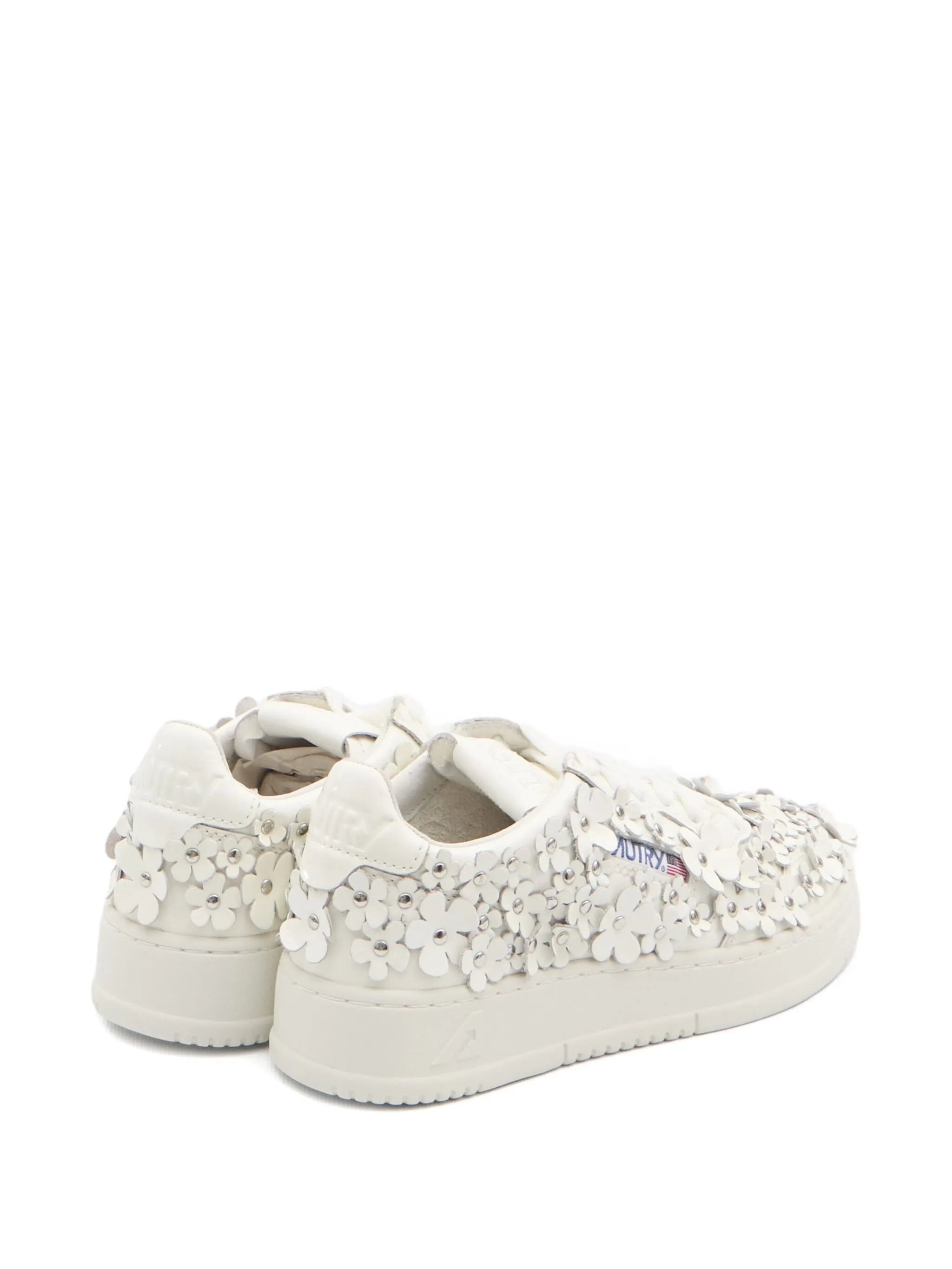 Medalist floral-embellished sneakers