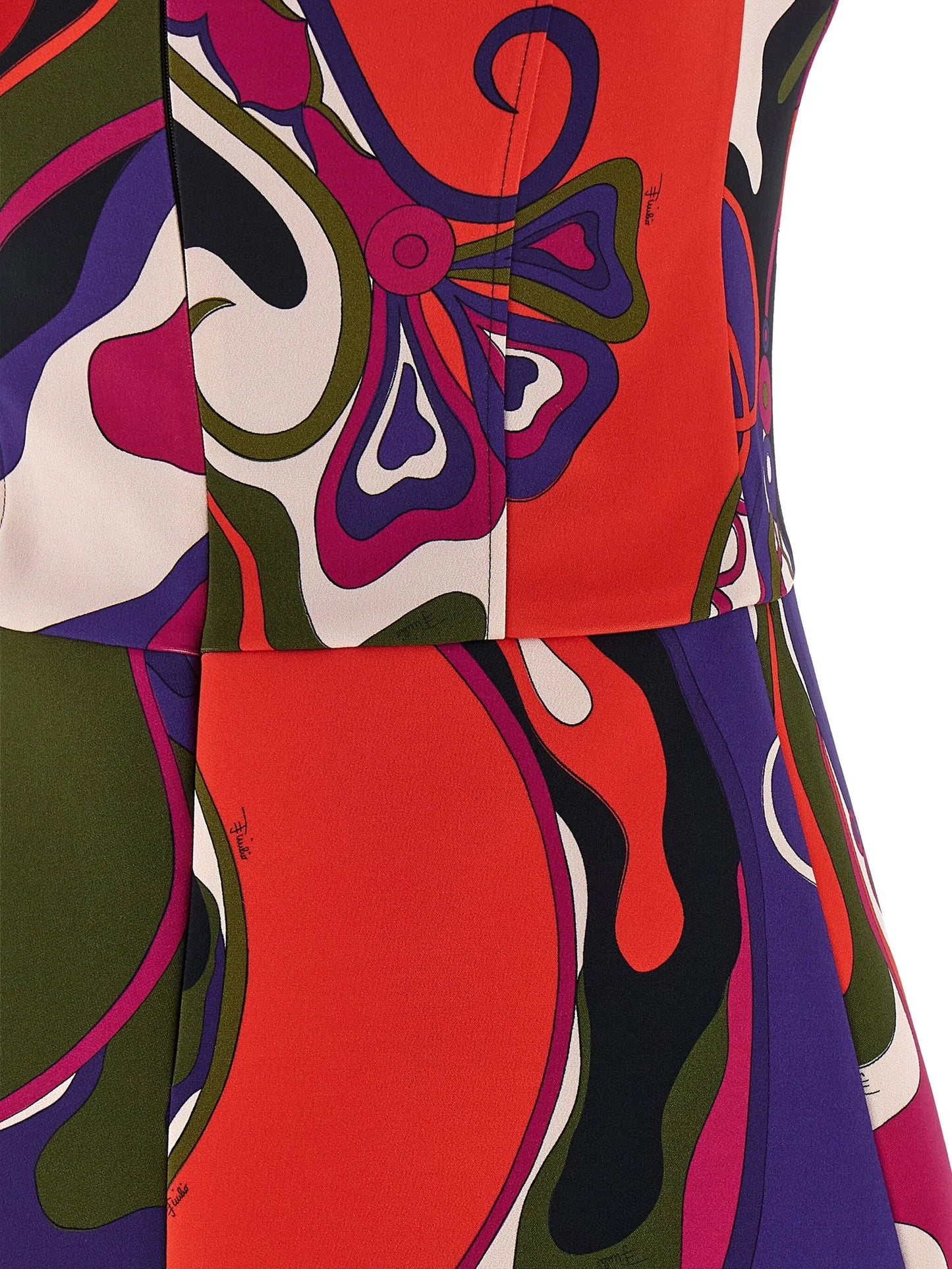 printed mini dress