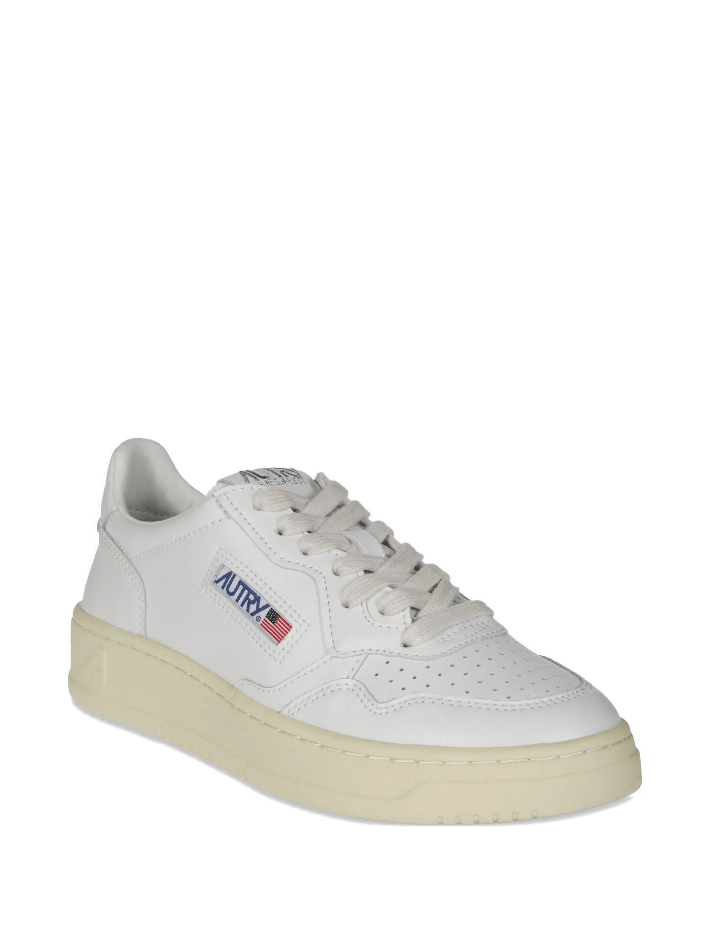 perforated panelled sneakers