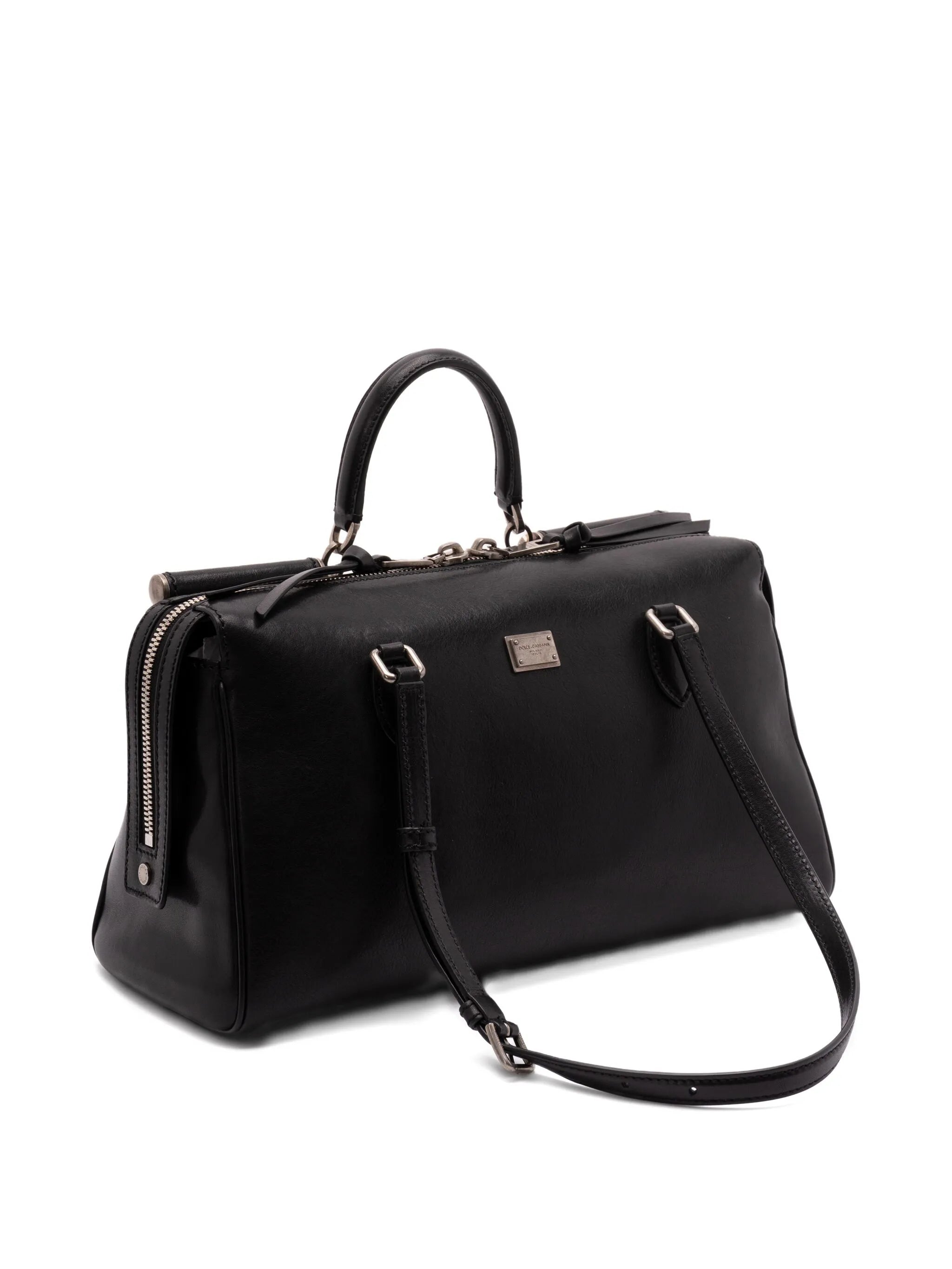 leather travel bag