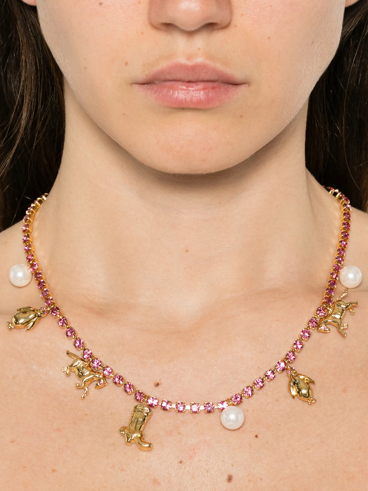 Charms Cowboy Necklace