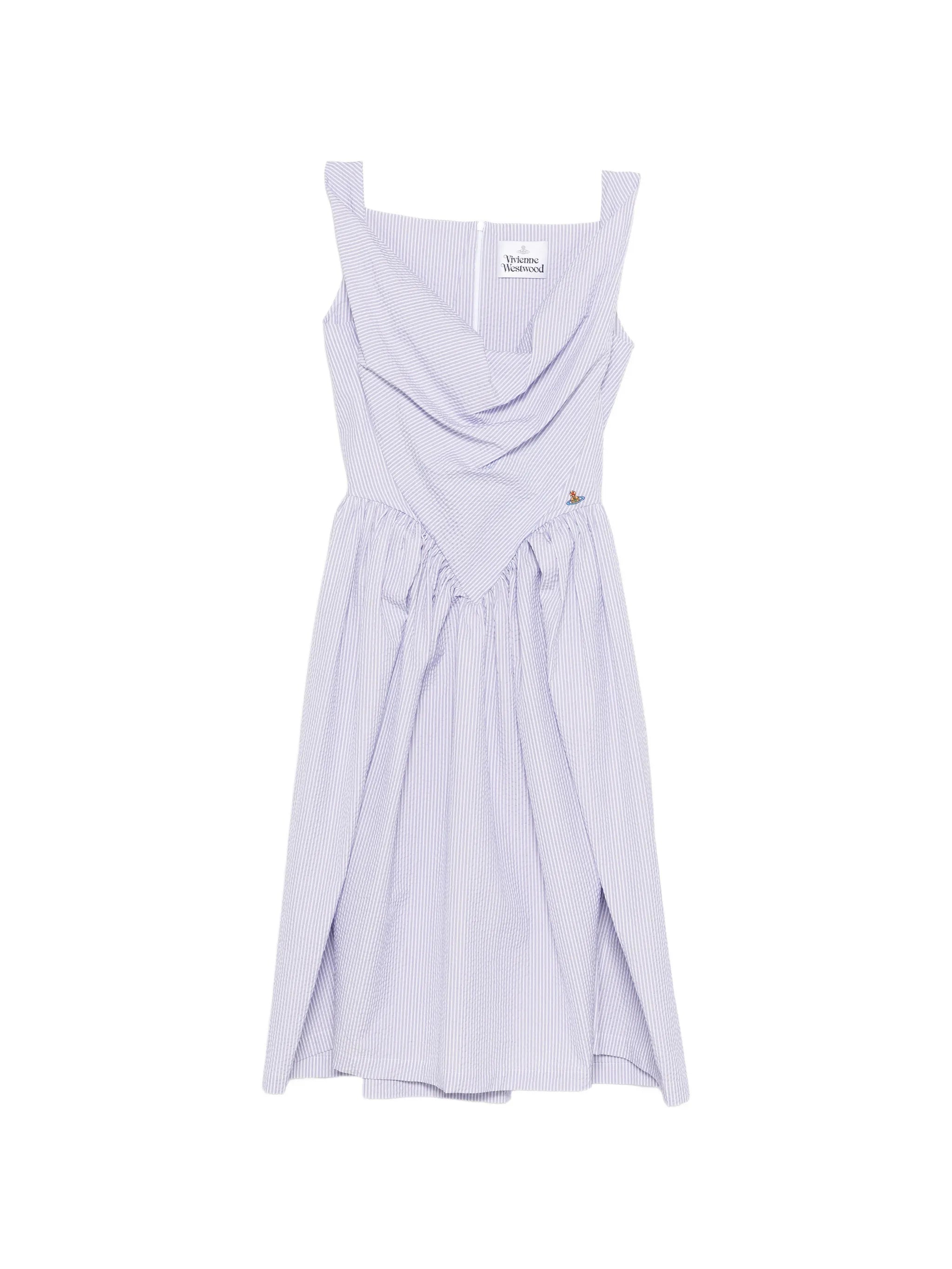 Sunday striped-pattern mini dress