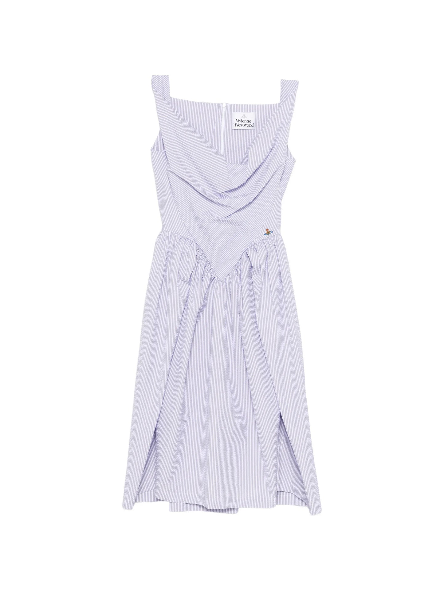 Sunday striped-pattern mini dress