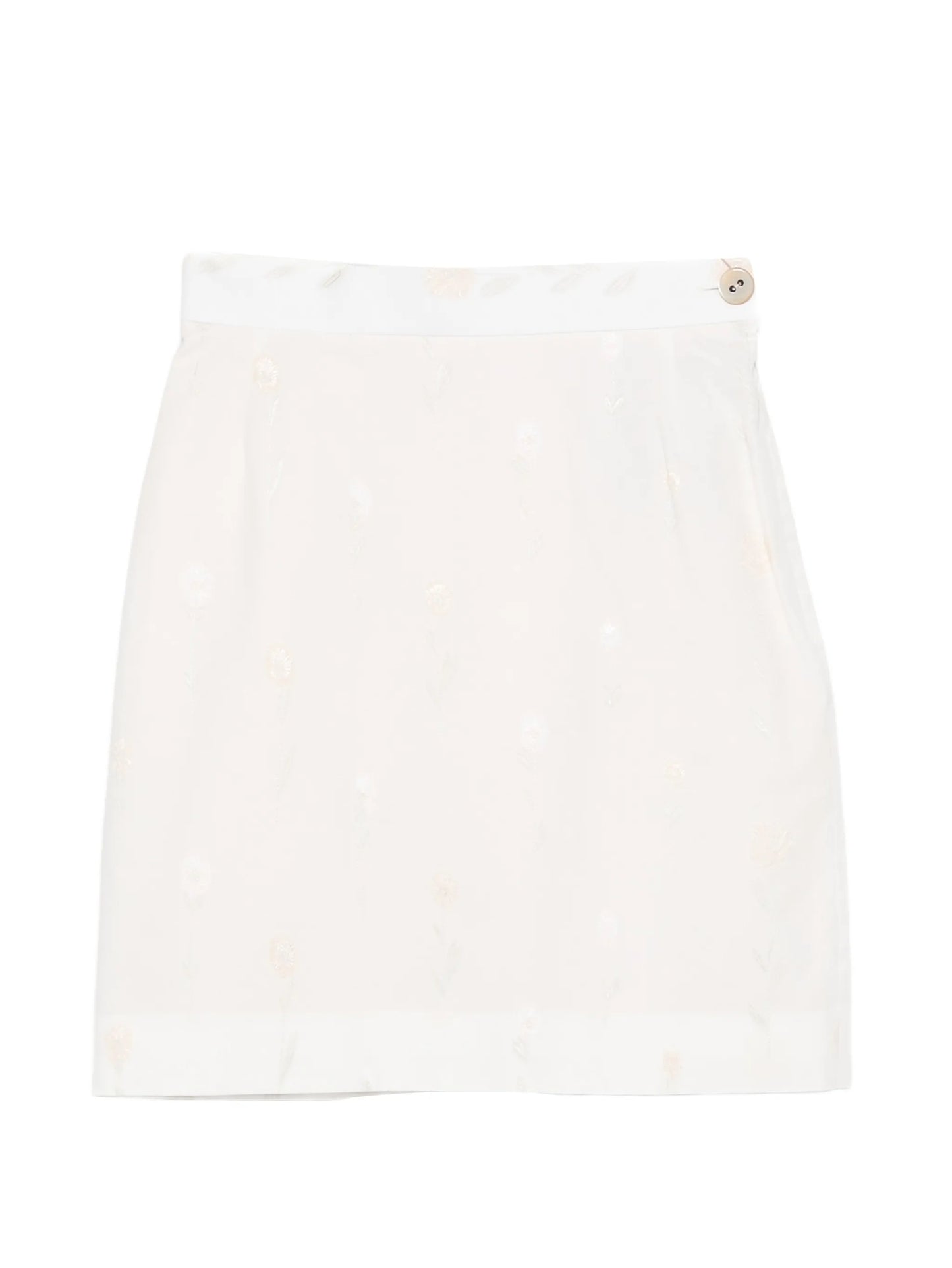 floral mini skirt