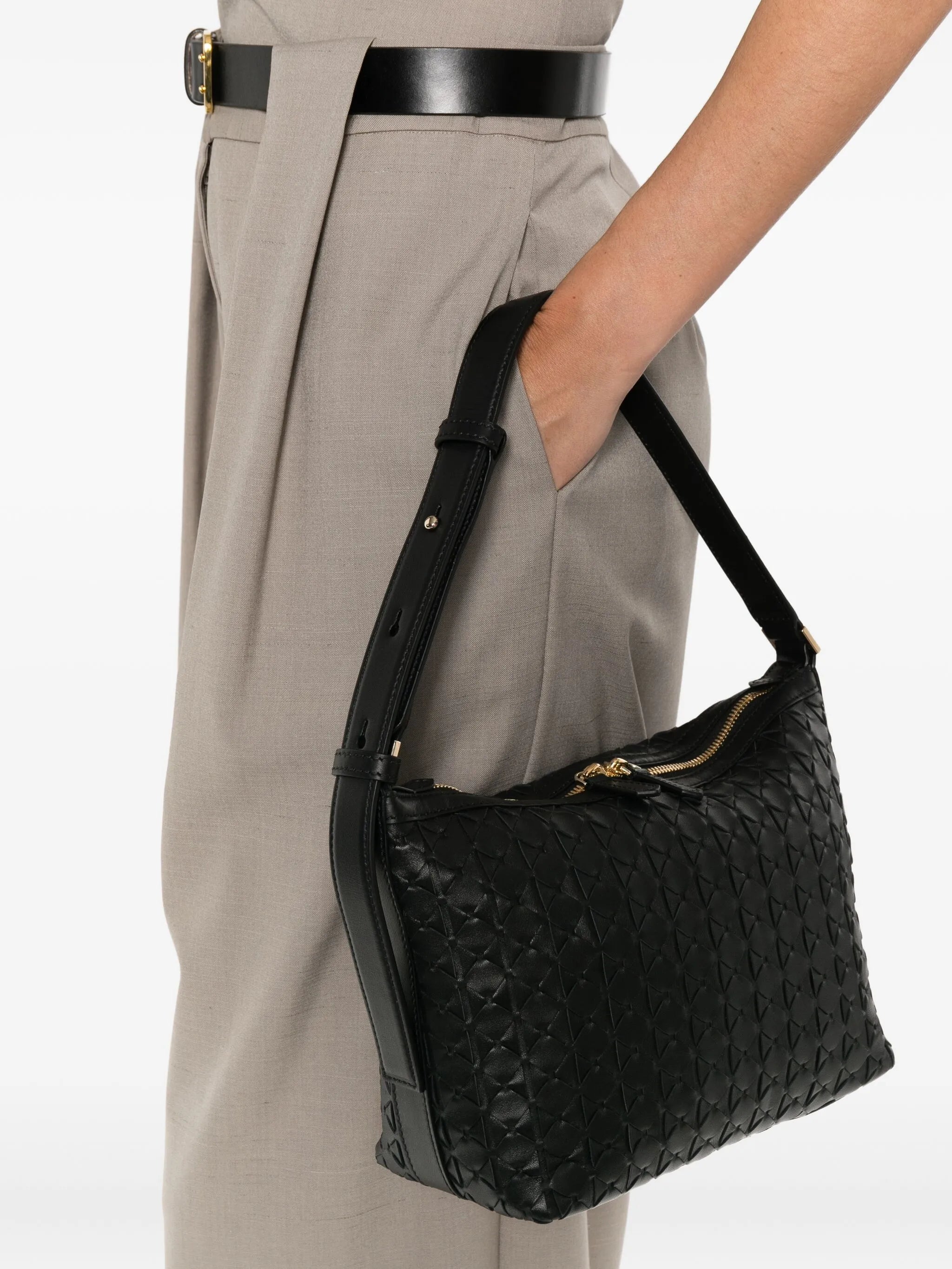 small Mosaico zip shoulder Bag