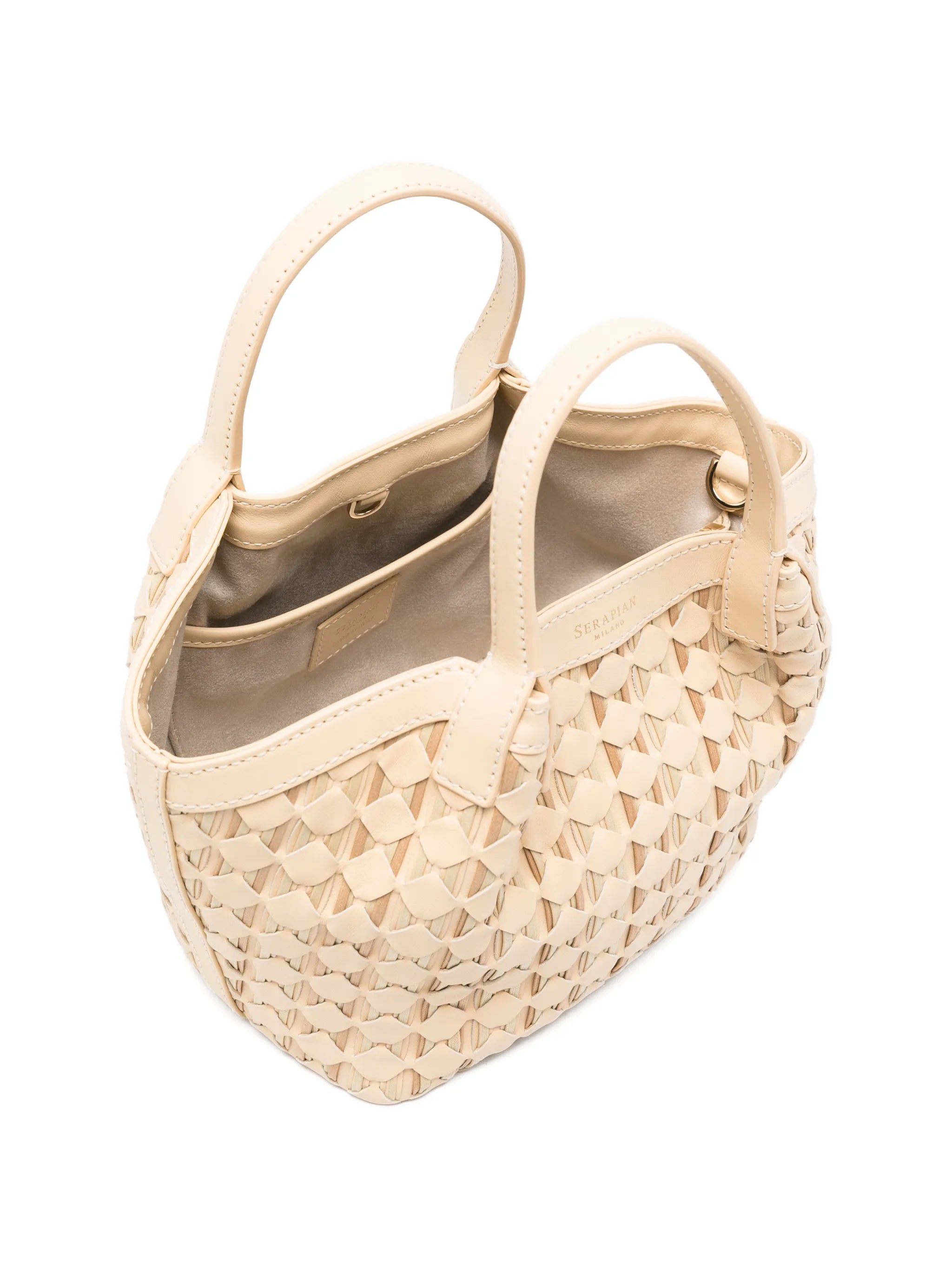 mini Secret mosaico ribbon tote bag