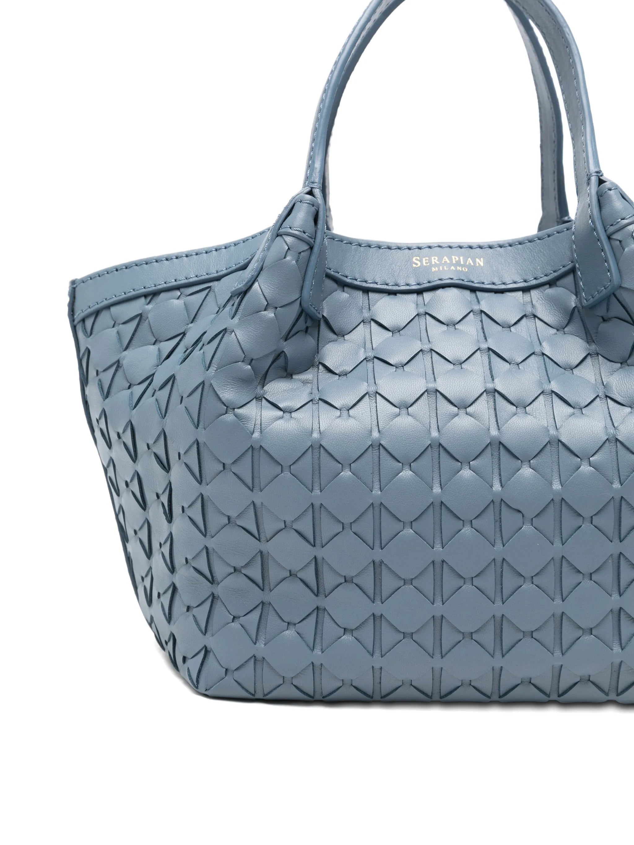 mini Secret leather tote bag