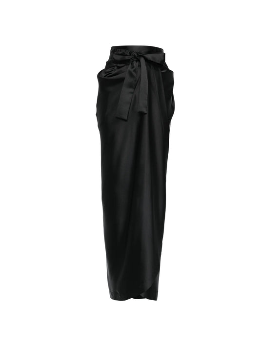 Kendall tie wrap maxi skirt