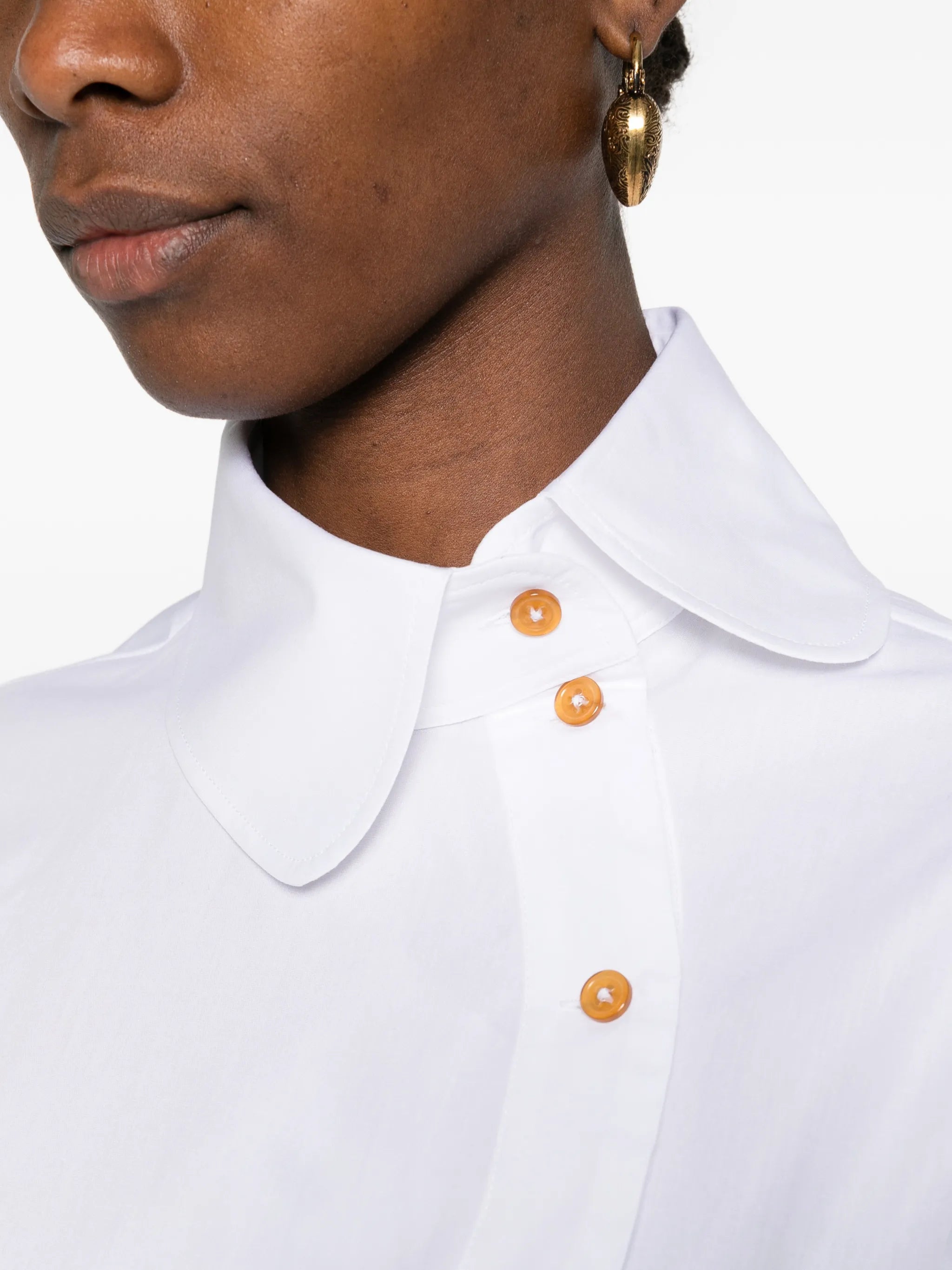 Bella orb-embroidered shirt
