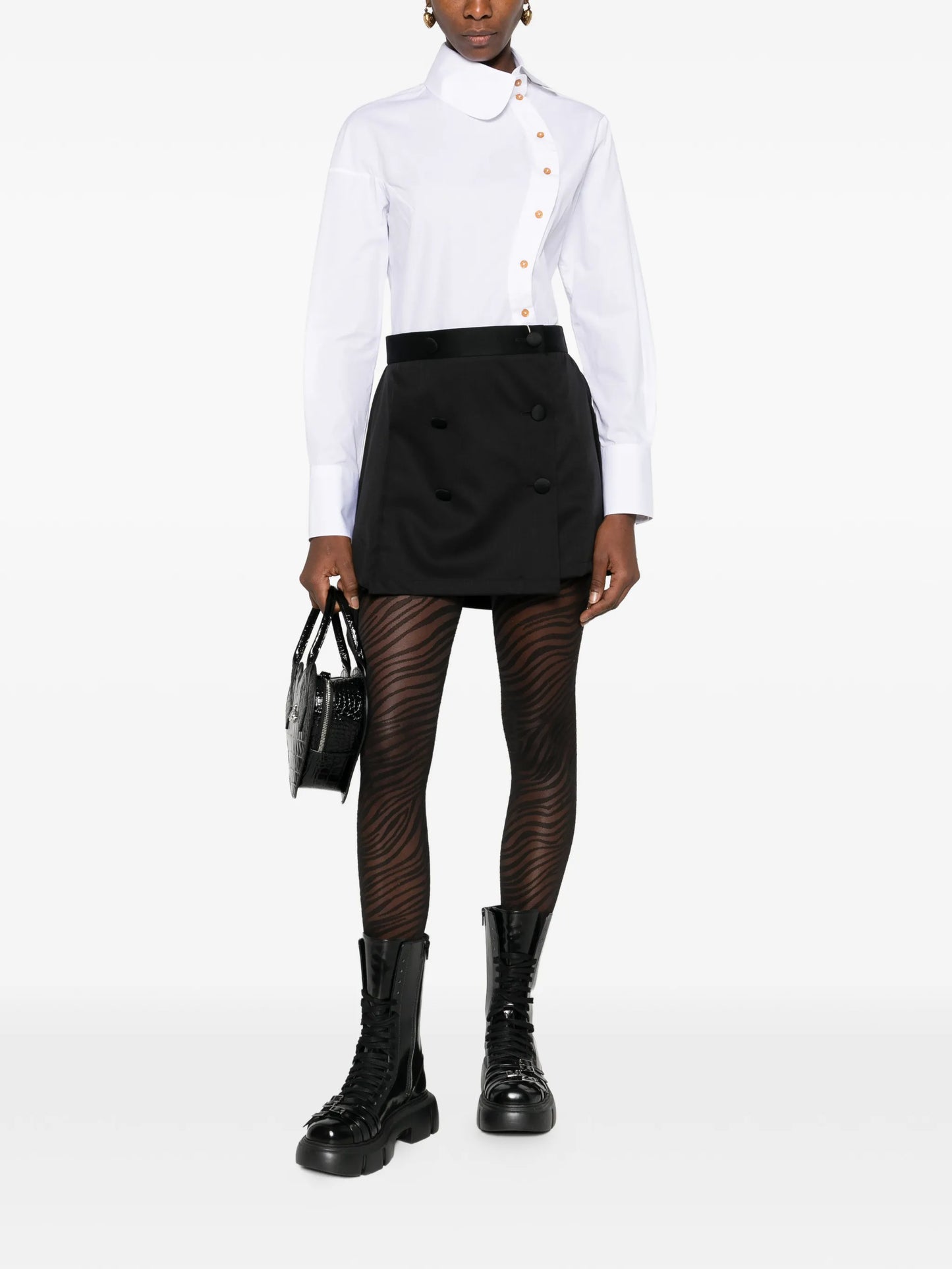 Bella orb-embroidered shirt