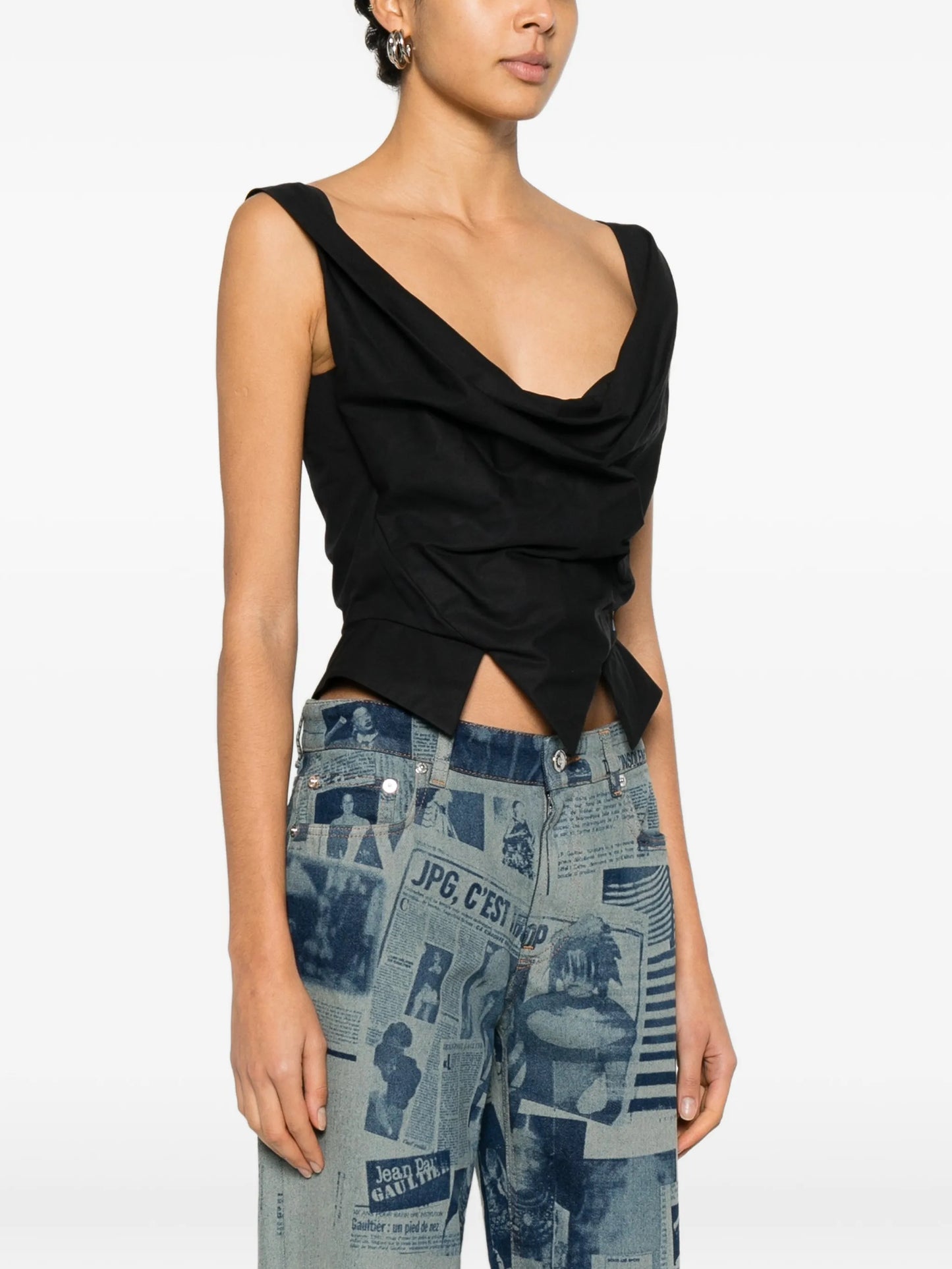 Sunday draped  top