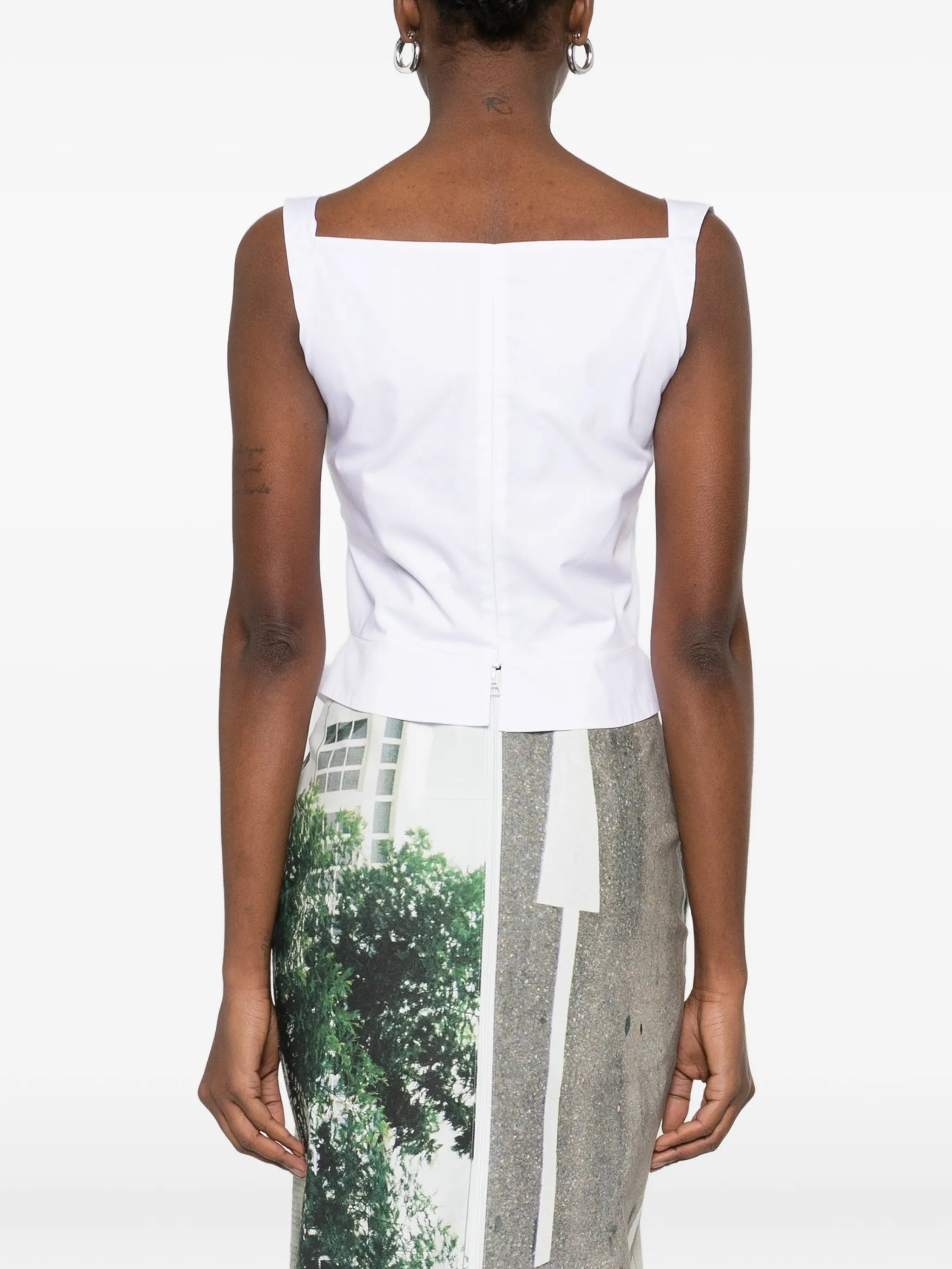 Sunday cowl sleeveless top