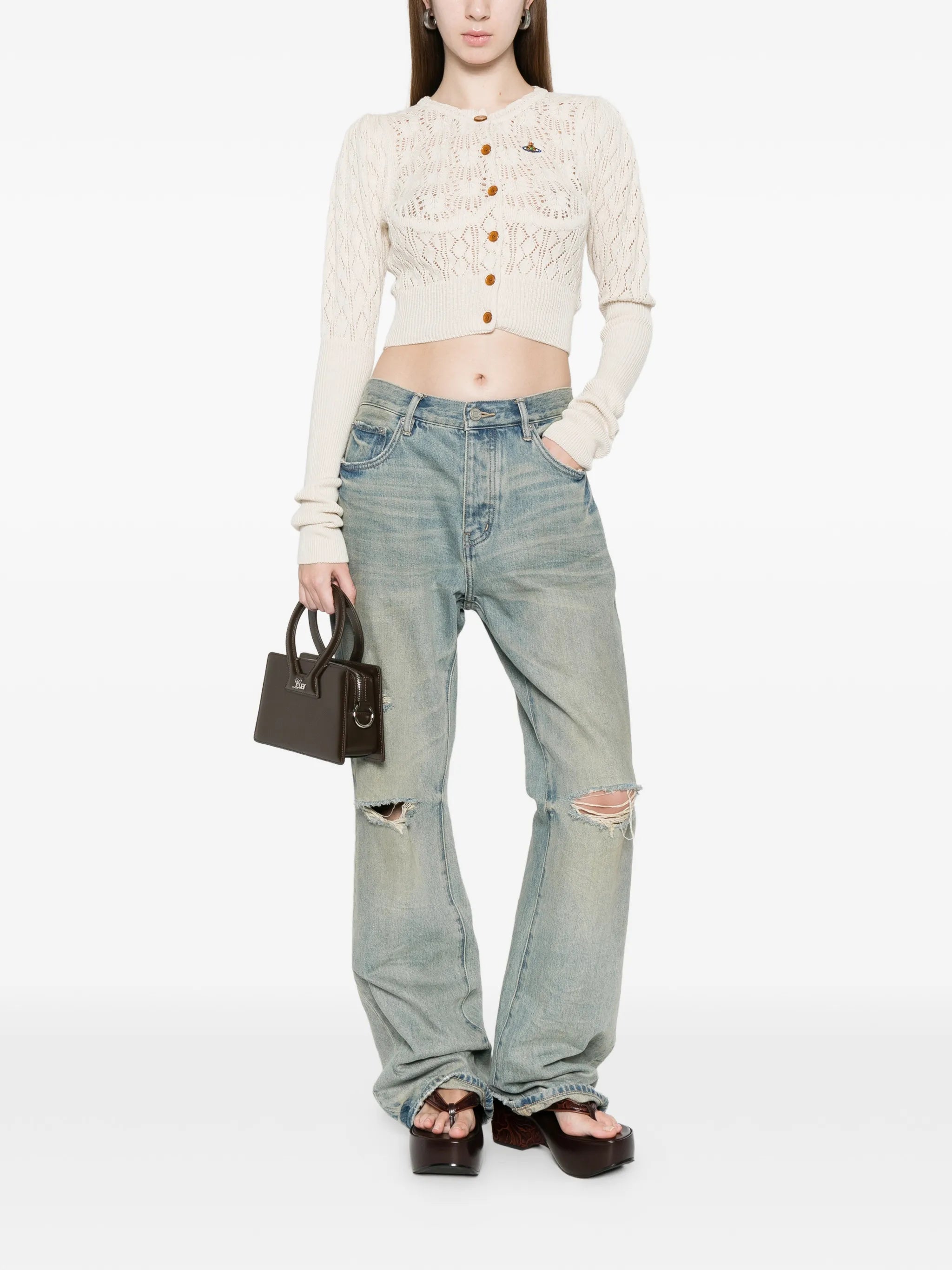 Ella textured cardigan