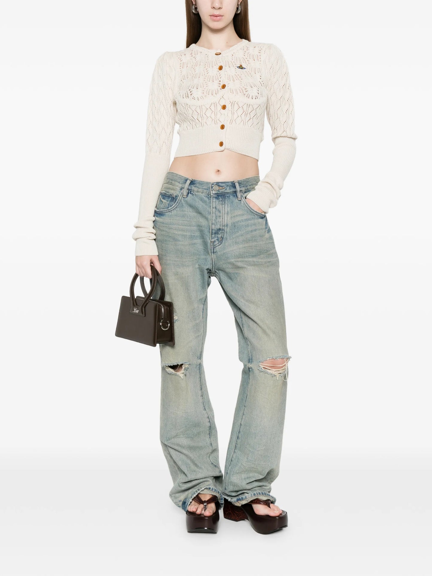 Ella textured cardigan