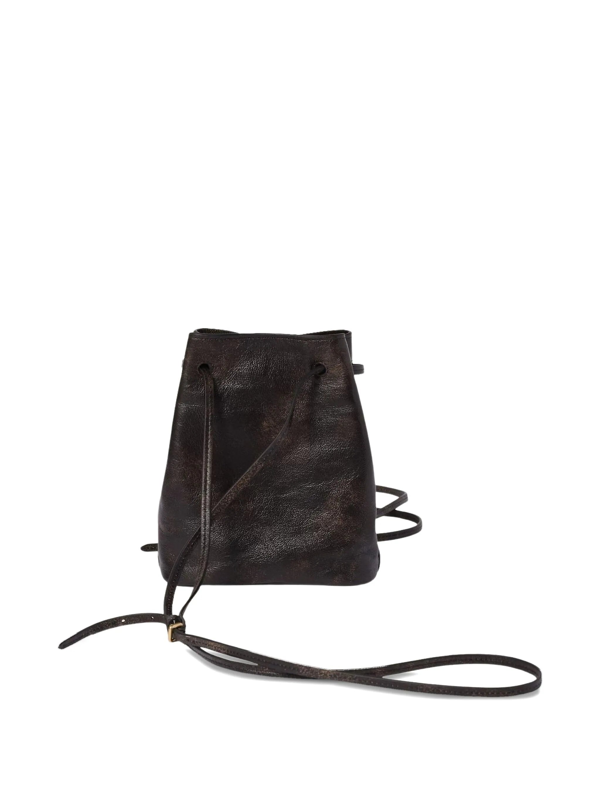 logo-detail drawstring shoulder bag
