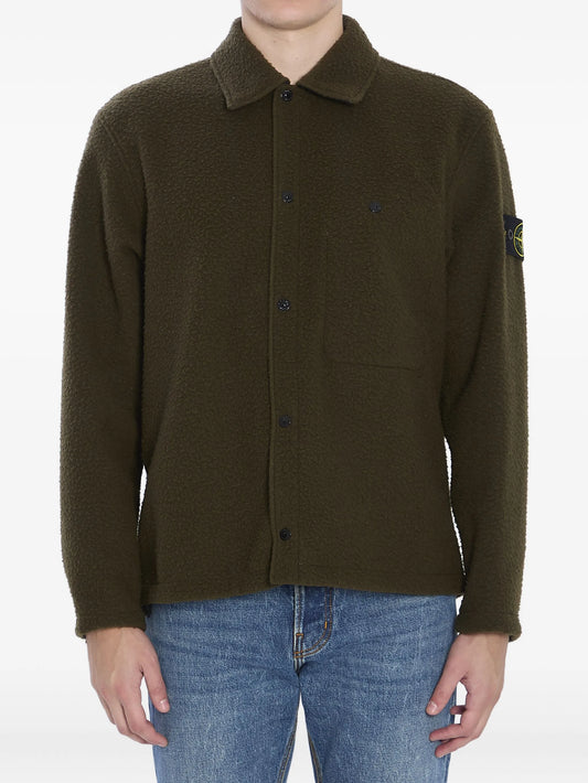 virgin wool-blend shirt