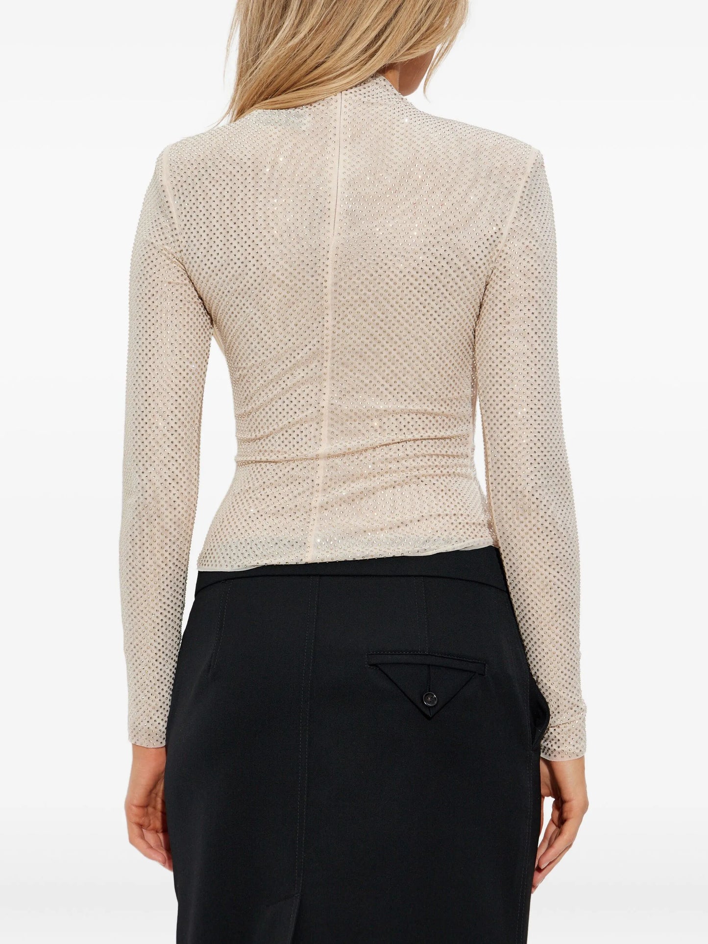 crystal-embellished top