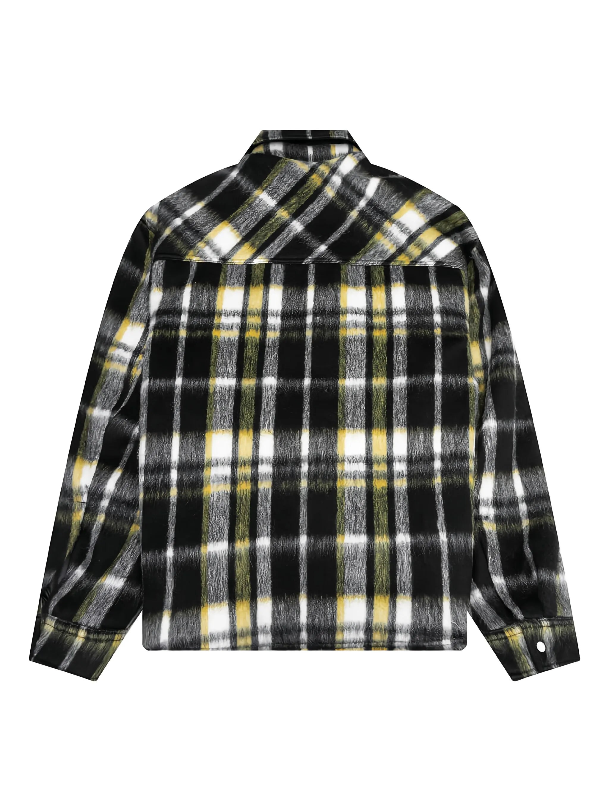textured plaid shirt
