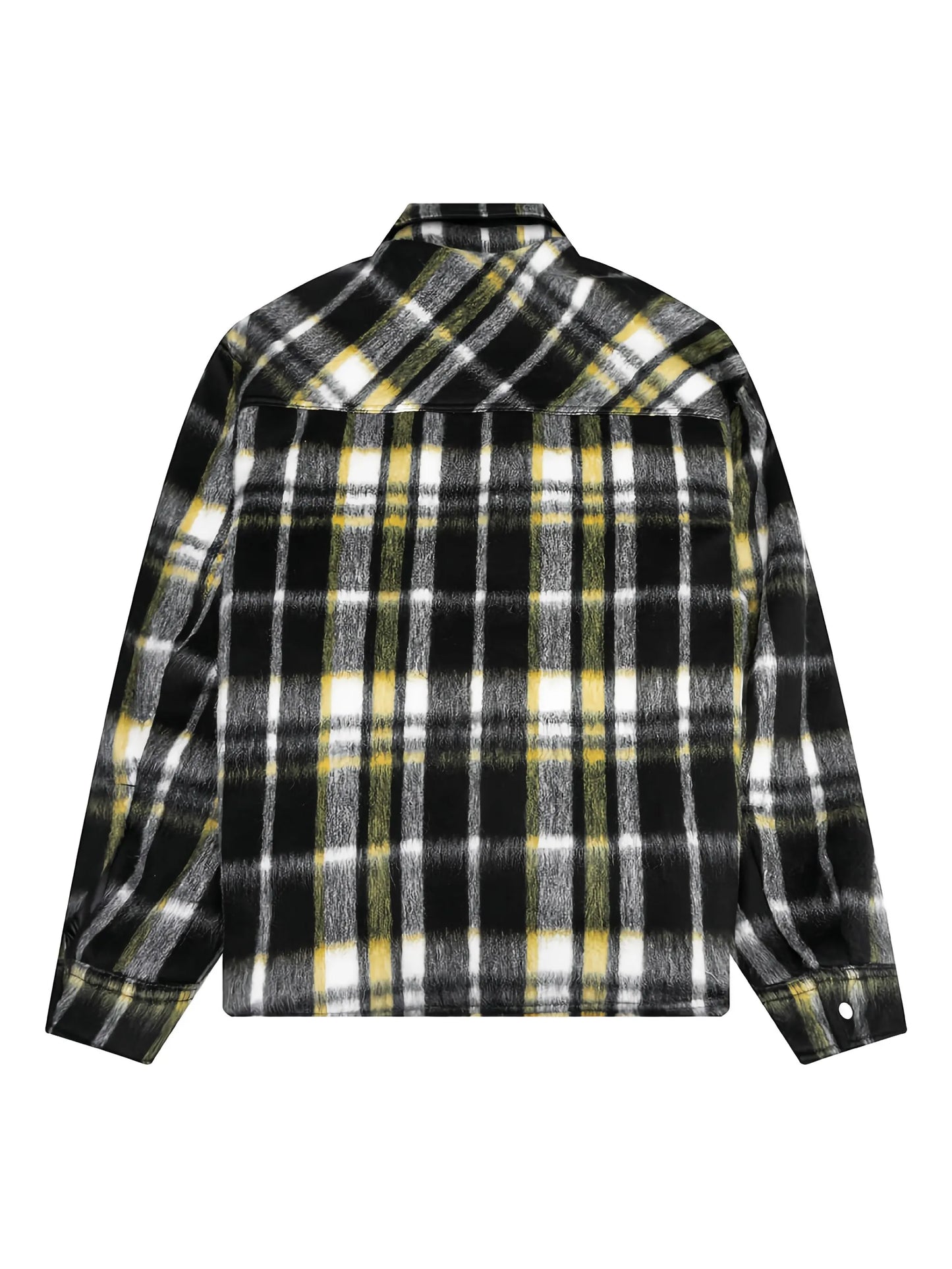 textured plaid shirt